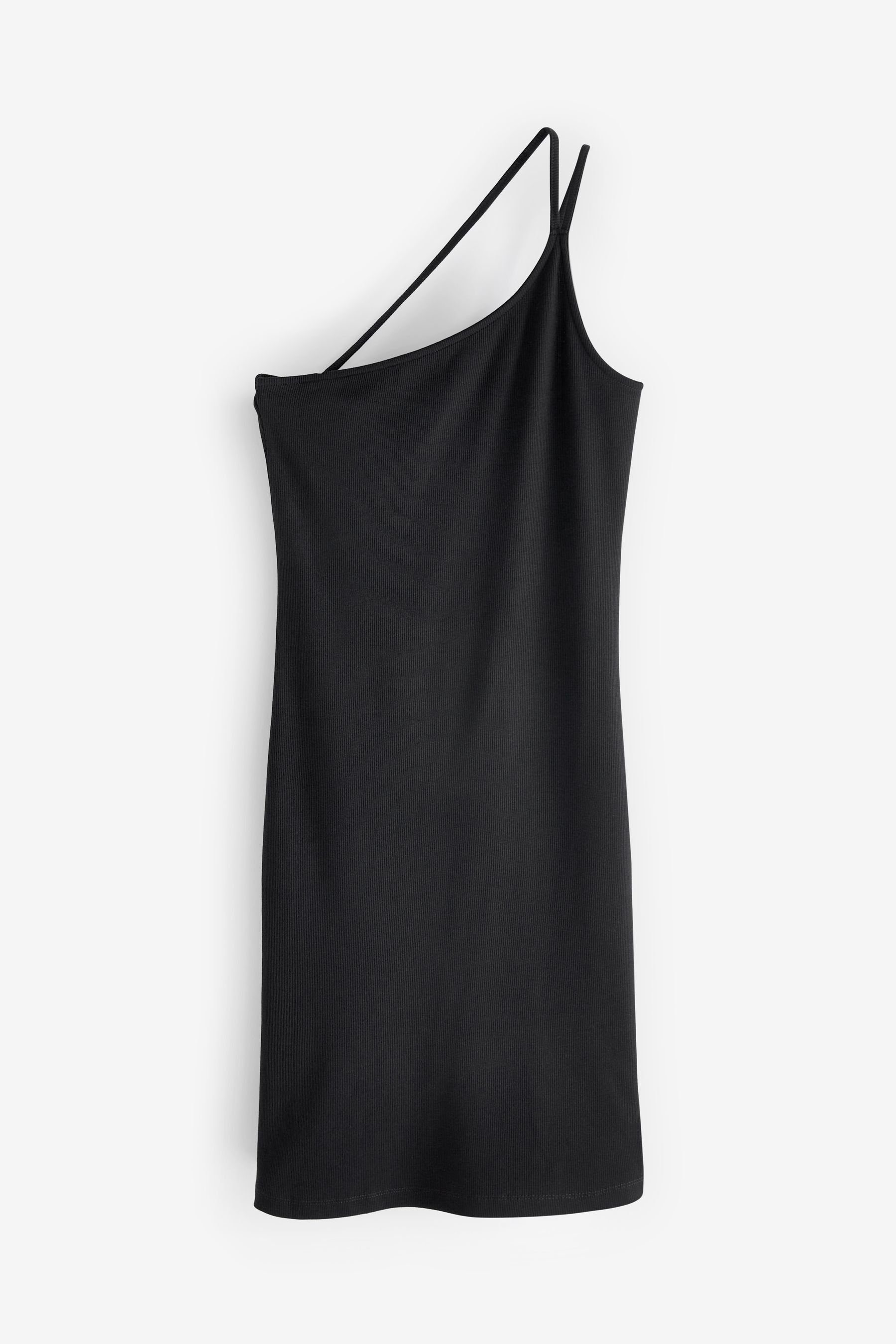 Next Jerseykleid One-Shoulder-Kleid mit doppeltem Träger (1-tlg)