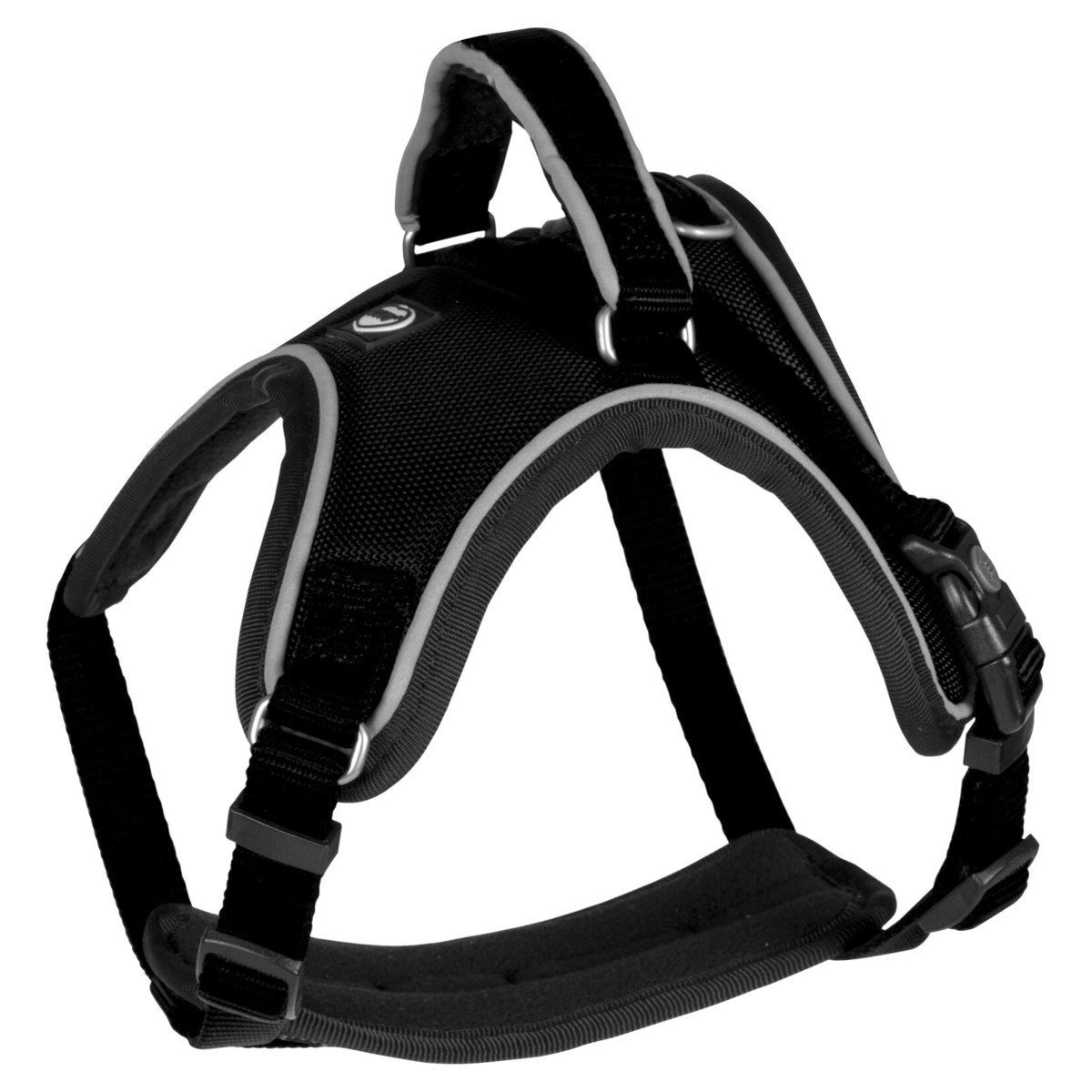 DUVO+ Hunde-Geschirr West Geschirr Nylon schwarz