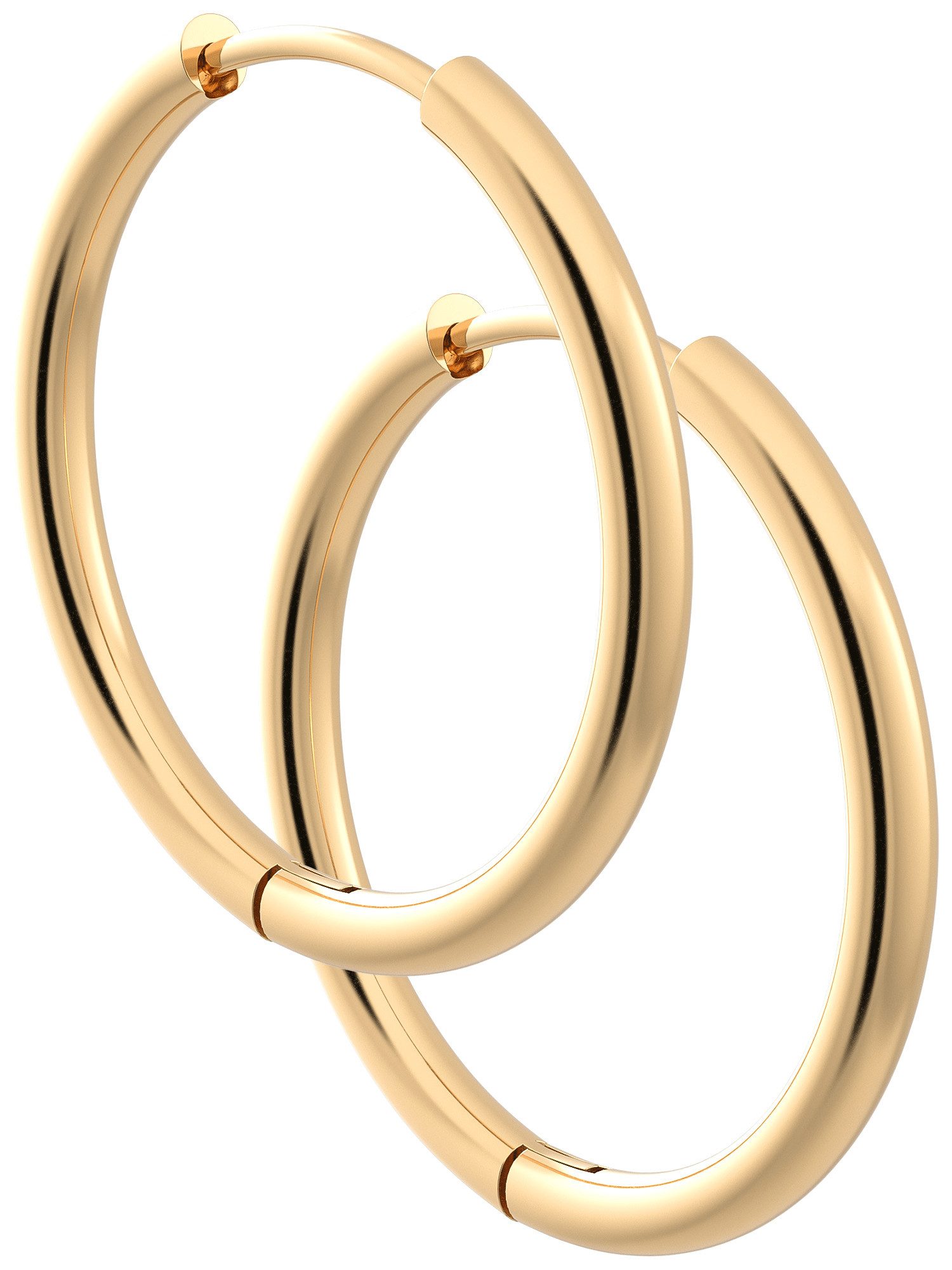 THIORA Creolen-Set Damen-Creolen „Aruba“ aus Edelstahl, 14/18/22 mm, 316L E günstig online kaufen