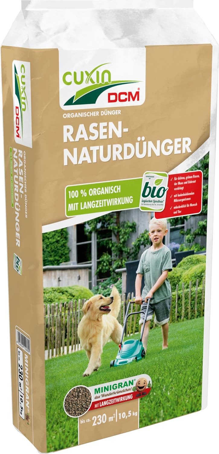 Cuxin DCM Rasendünger Cuxin DCM Rasen-Naturdünger 10,5 kg bis 260 m2