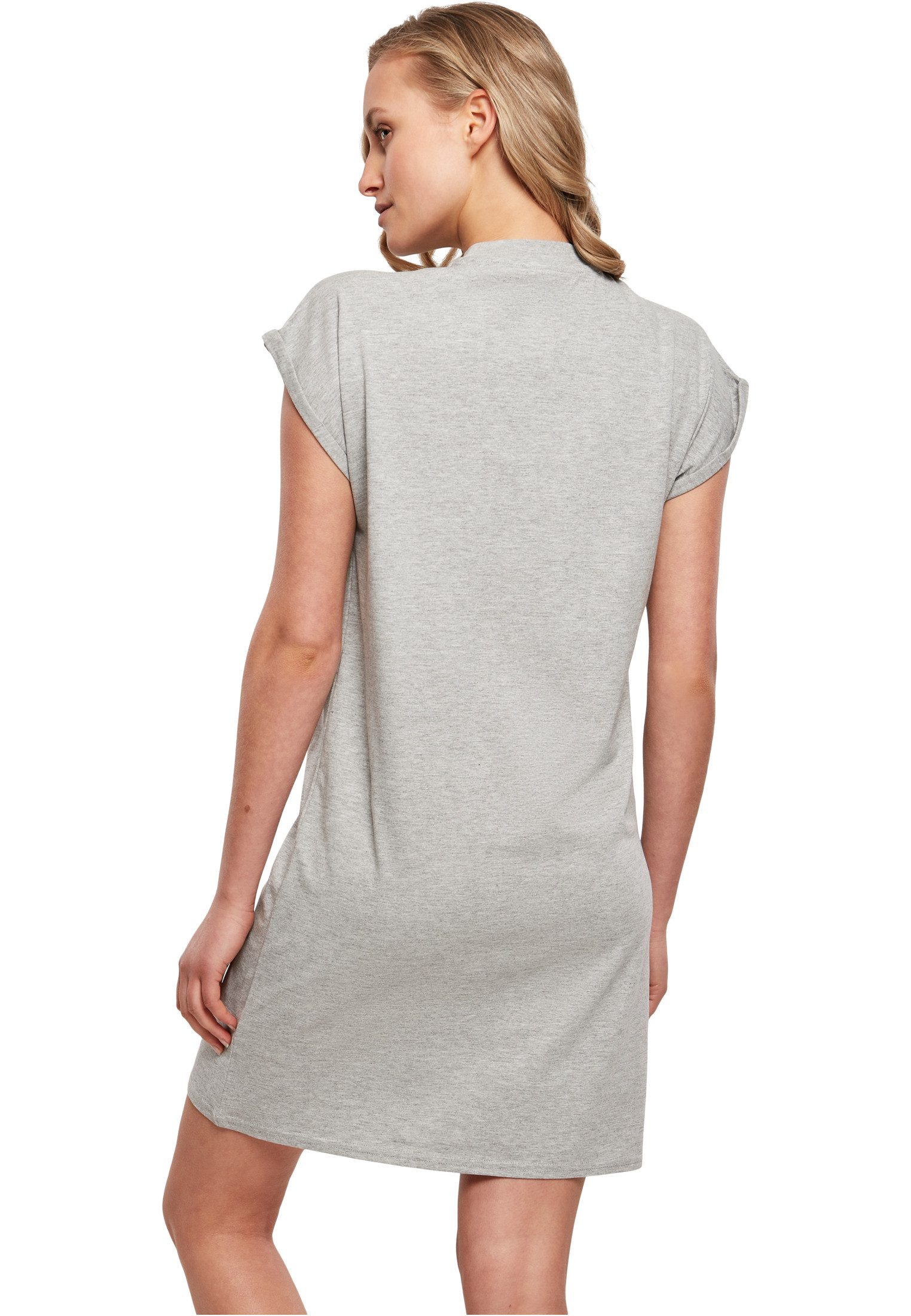 urbandreamz Jerseykleid Damen Kleid überschnittene Schultern Jersey Turn Up günstig online kaufen