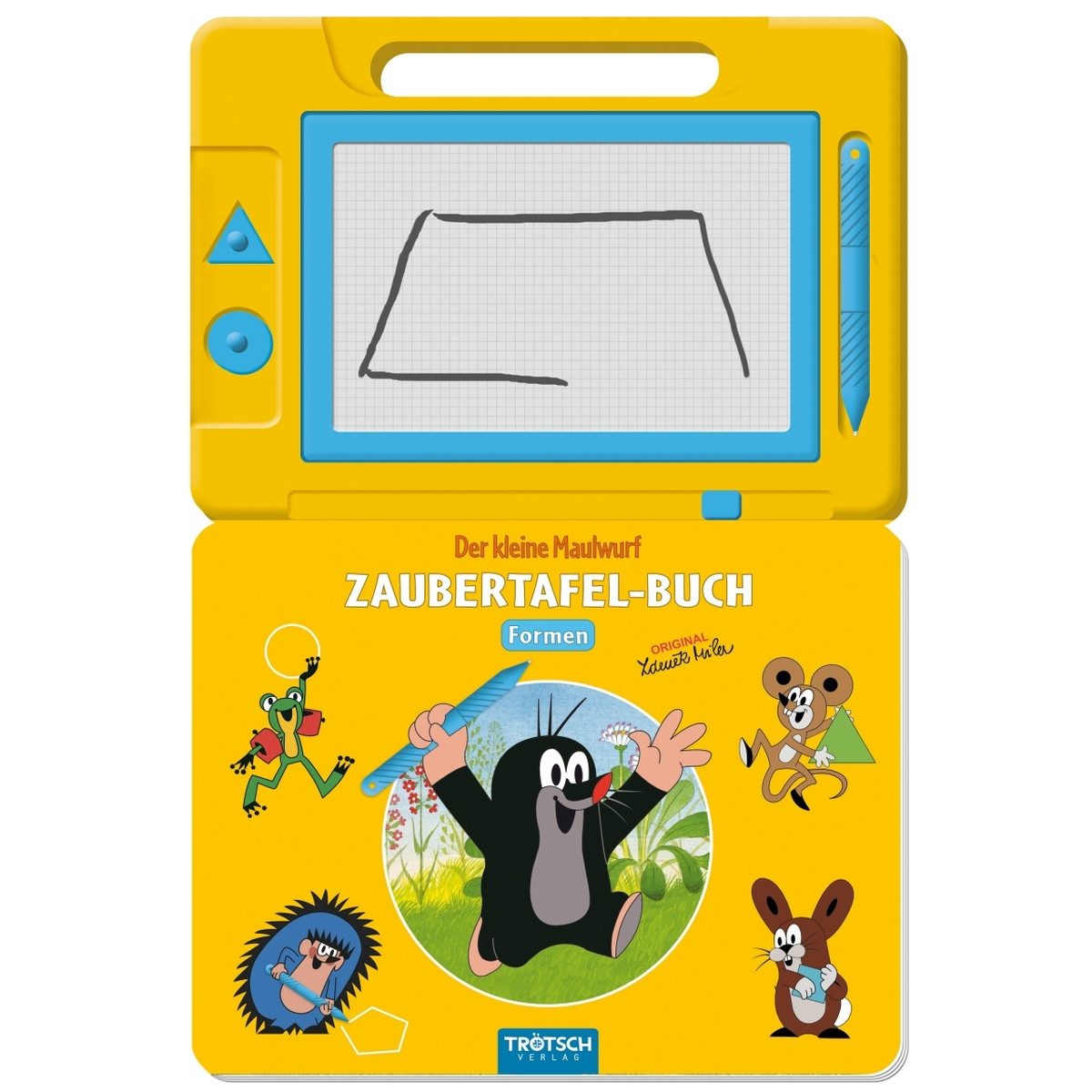 Trötsch Verlag Zaubertafel TRÖTSCH Zaubertafel Buch Maulwurf Form