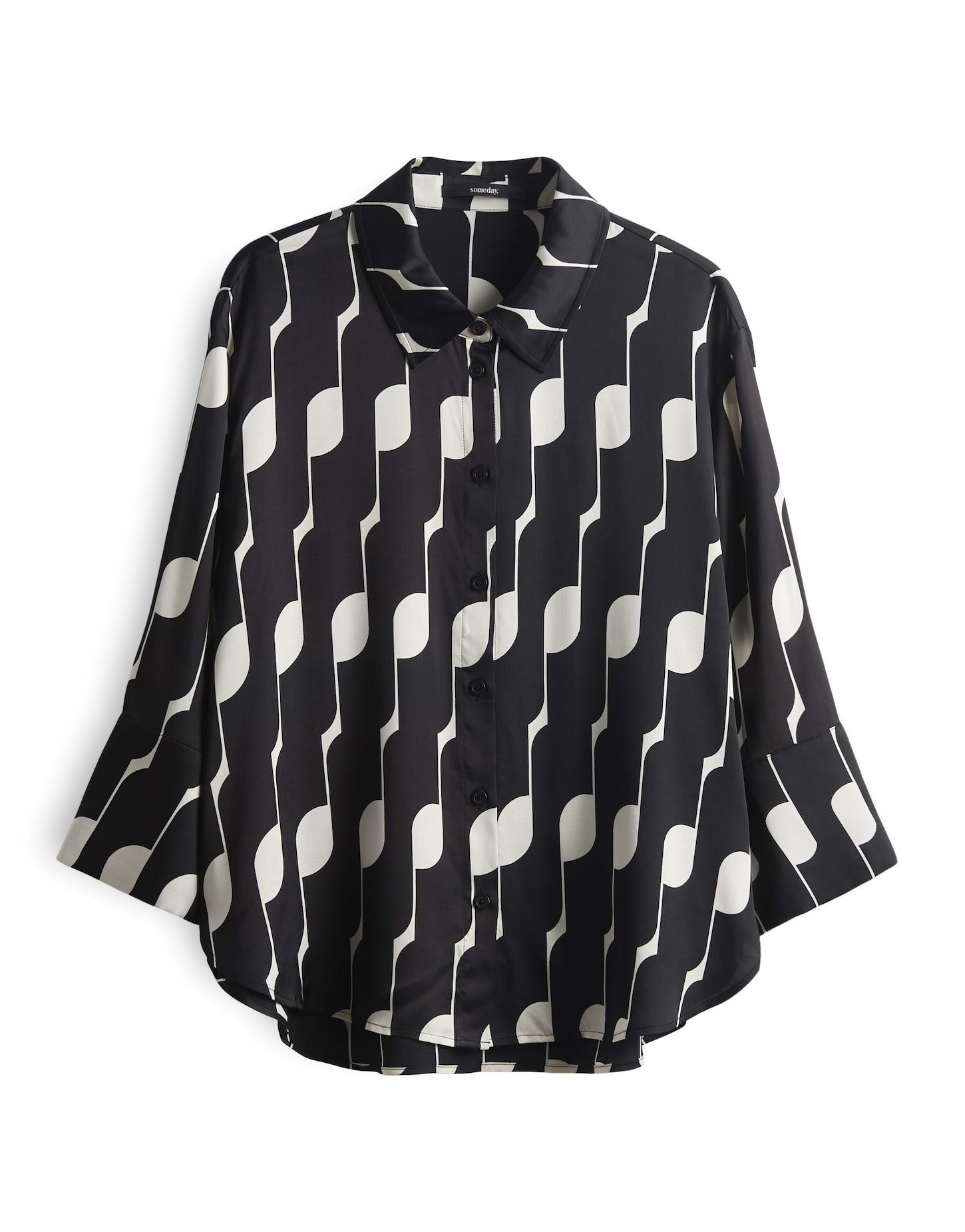 someday Langarmbluse ZELLIE Loose aus nachhaltiger günstig online kaufen
