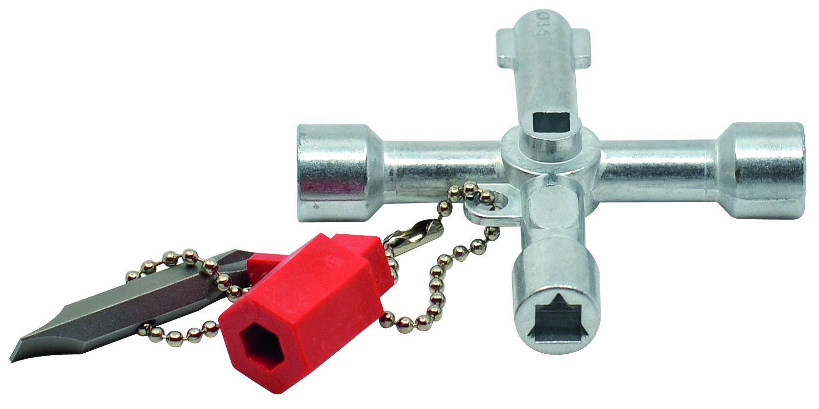 Schuebo Schaltschrankschlüssel Schuebo Schaltschrank-Schlüssel 10 Funktionen Innenvierkant