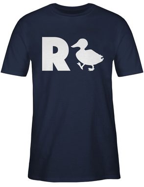 Shirtracer T-Shirt R Ente - Geschenk Rente Ruhestand Rentner Geschenk