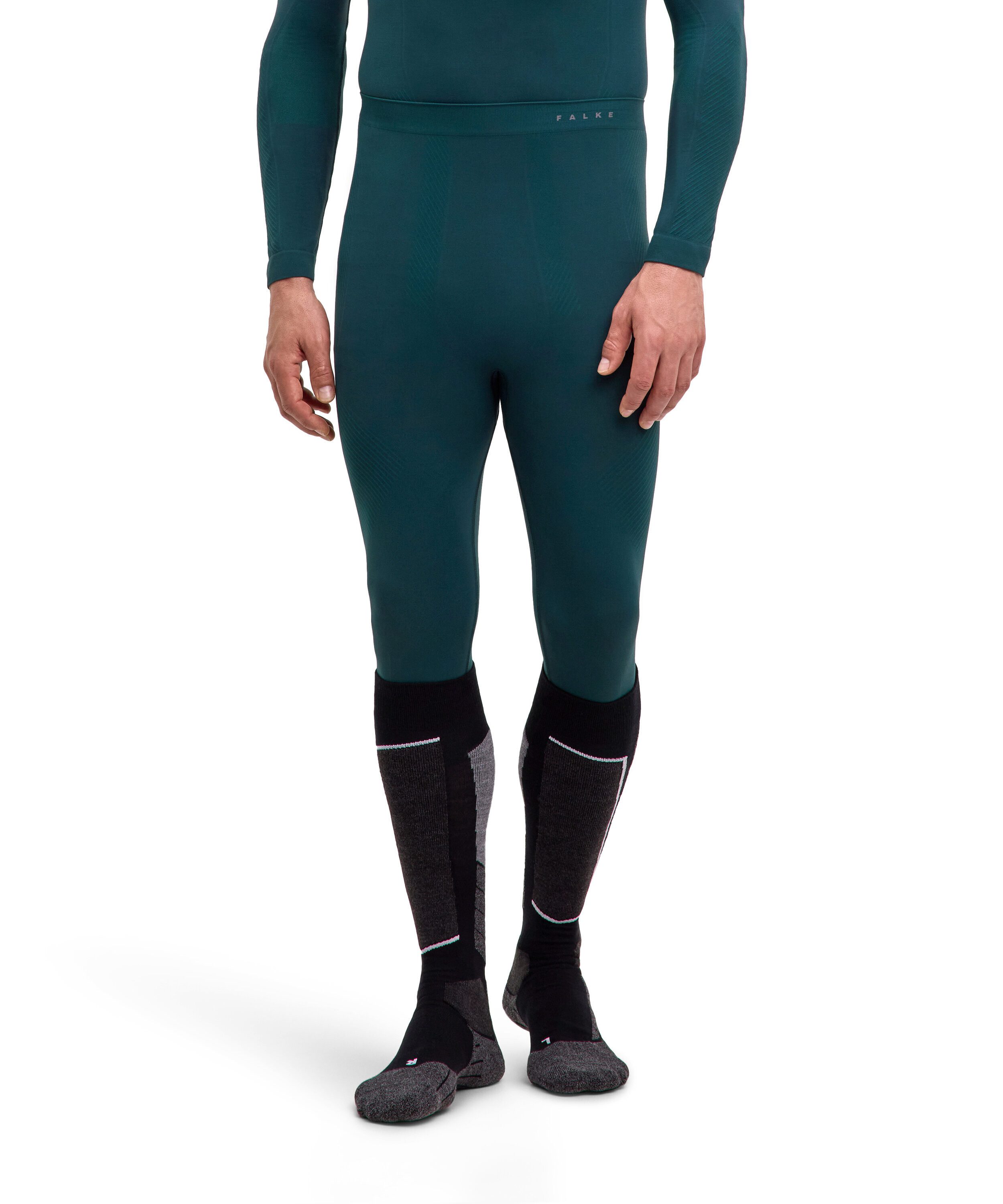 FALKE Thermounterhose 3/4 Warm (1-St., 1) thermoregulierend für warme bis kalte Temperaturen