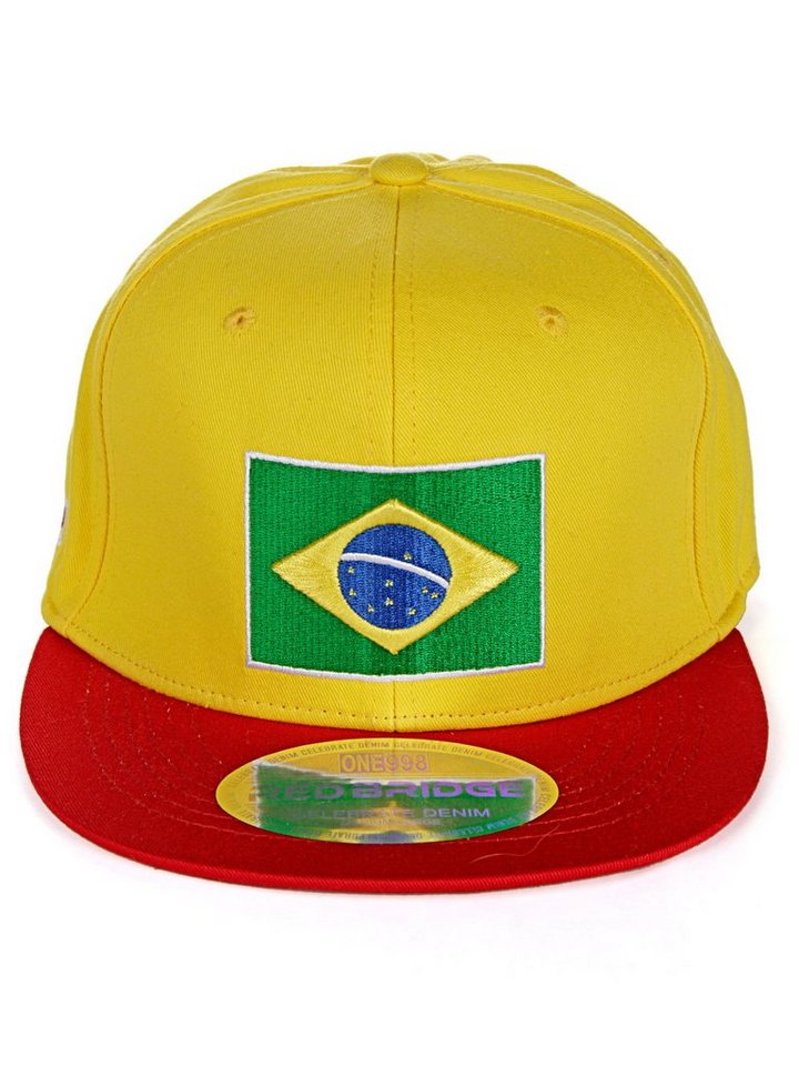 Cap mit Brasilien-Stickerei Baseball RedBridge trendiger Gurham