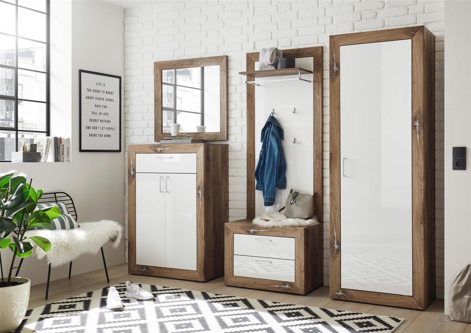 Bega Consult Garderobenpaneel 70 x 143 x 30 cm (B/H/T)