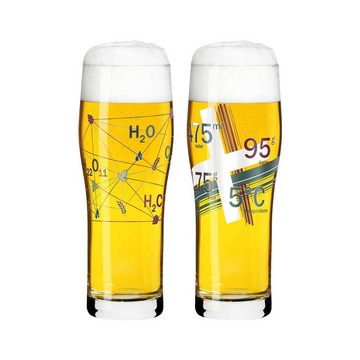 Ritzenhoff Bierglas Brauchzeit Allroundglas 630 ml 2er Set, Glas