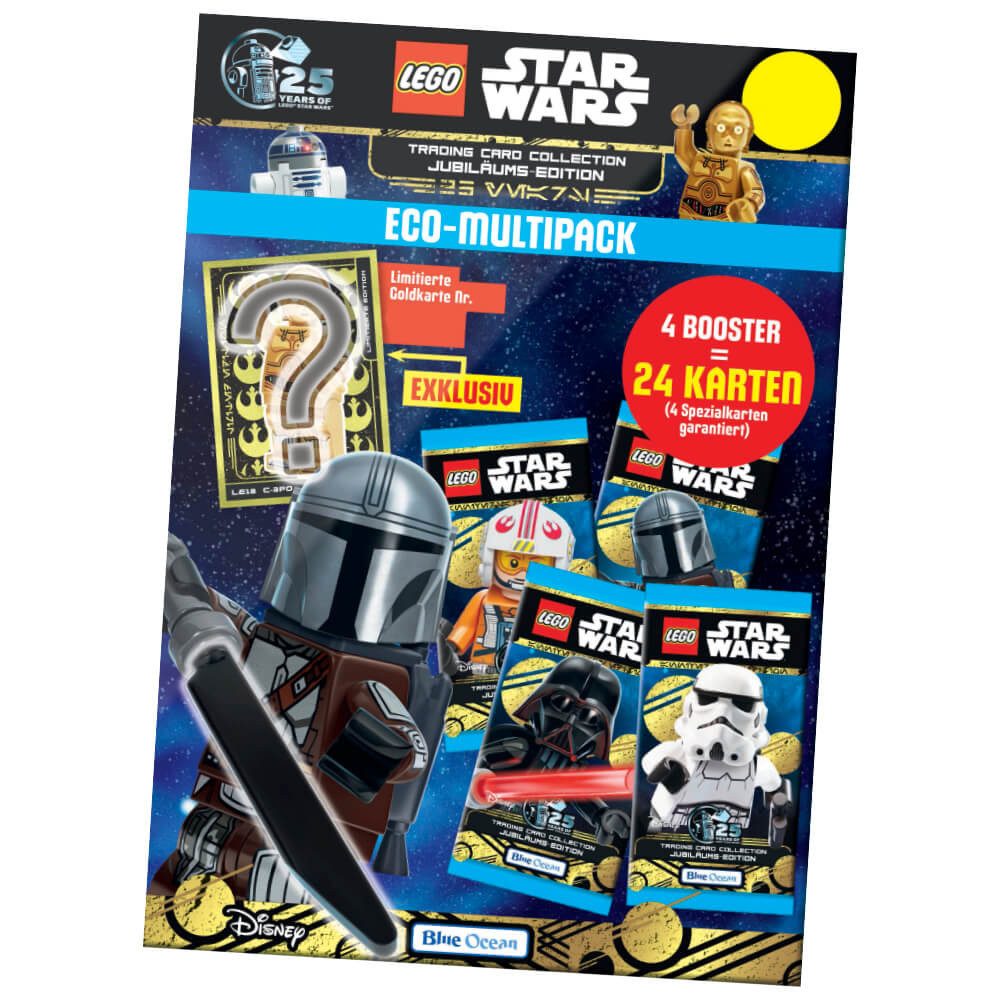 Blue Ocean Sammelkarte Lego Star Wars Karten Trading Cards Serie 5 - Jubiläum Sammelkarten, Lego Star Wars Sammelkarten - 1 Multipack