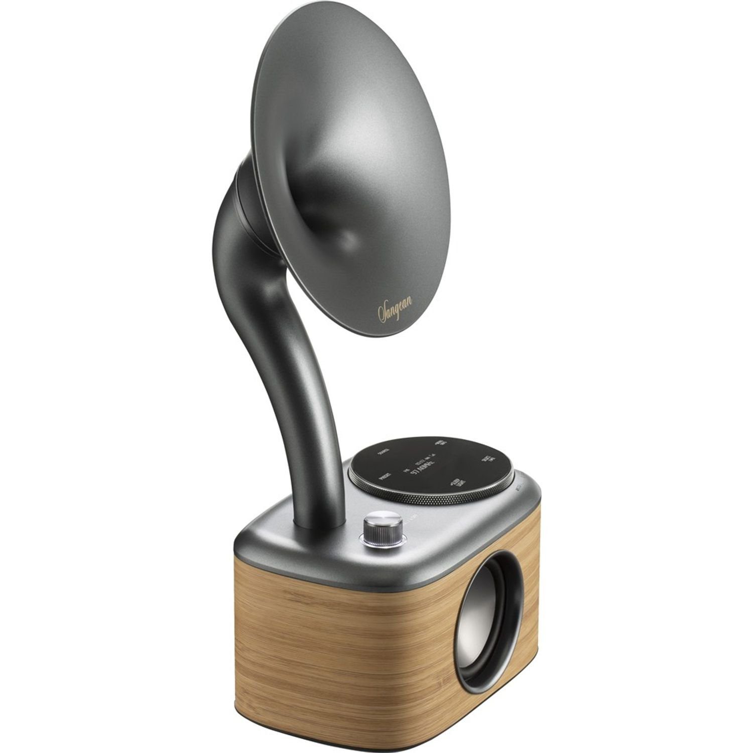und DAB+ Lightwood CP-100D Digitaler Bluetooth-Lautsprecher - (DAB) FM Digitalradio ! mit Sangean (DAB) Grey