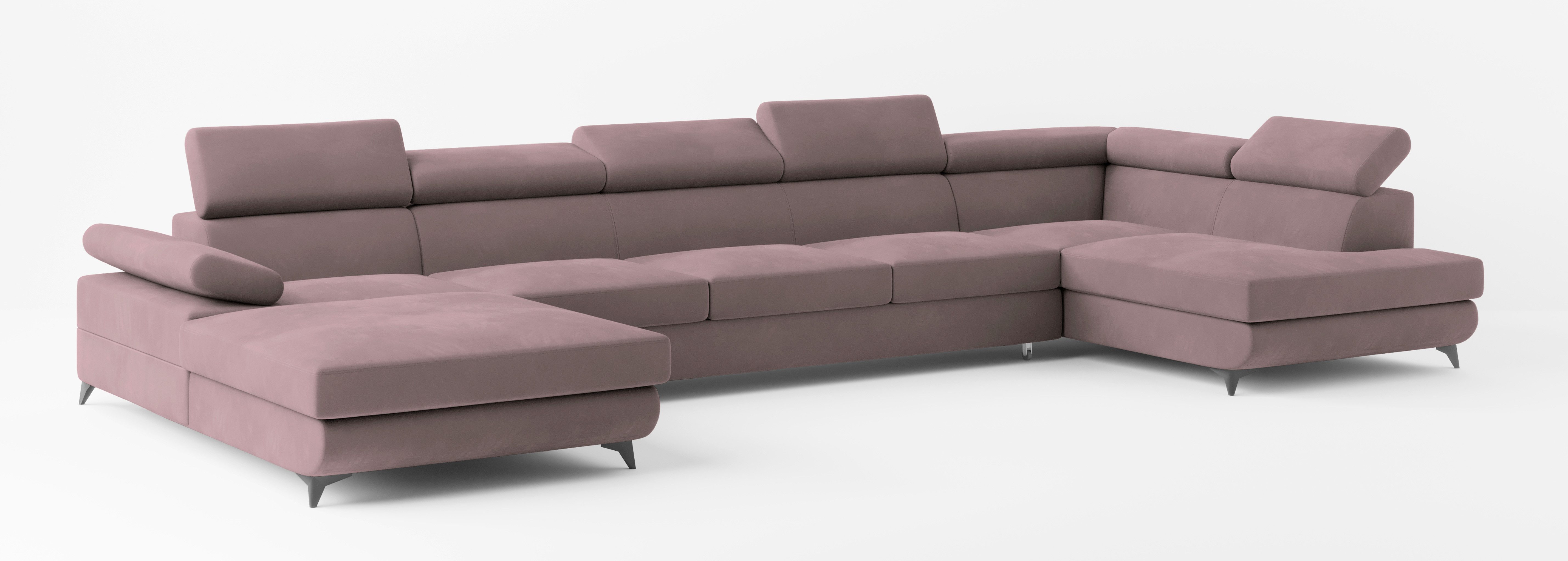 Masseno Ecksofa MONTIVA mit Schlaffunktion U-Form, günstig online kaufen
