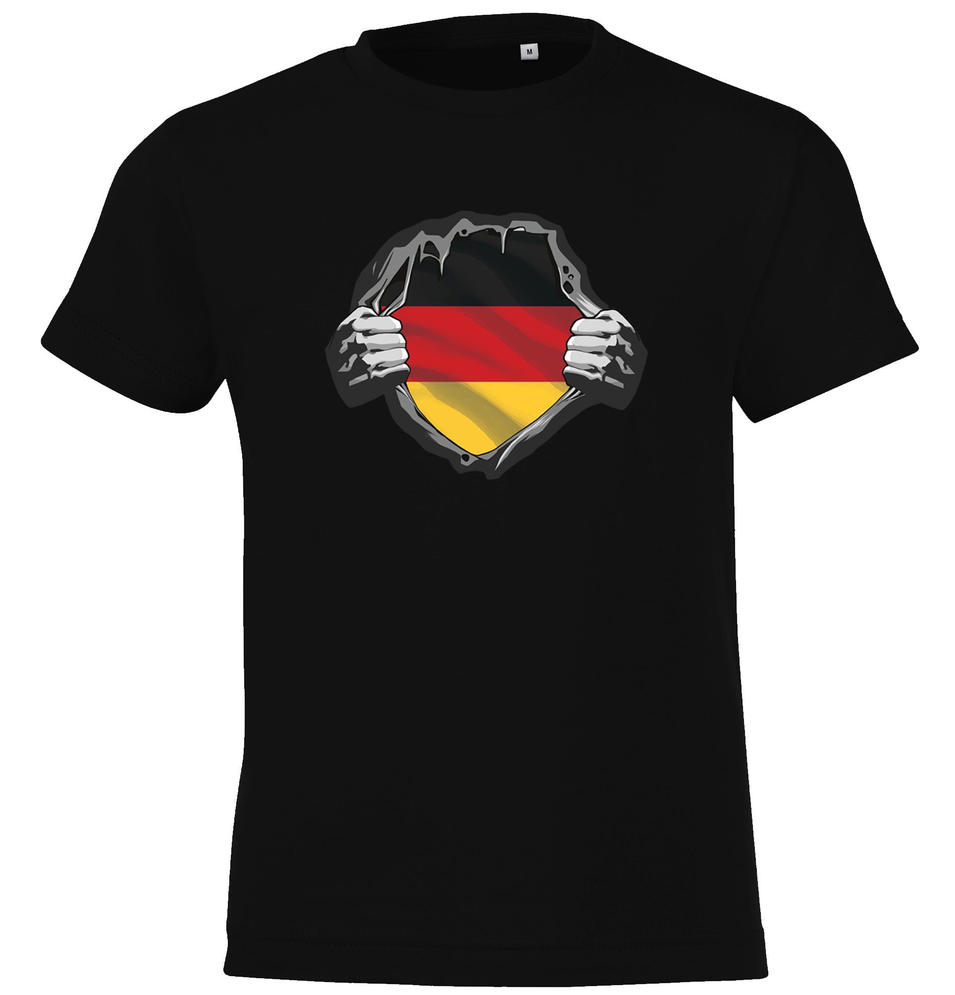 Youth Designz T-Shirt Deutschland Herz Kinder Shirt mit lustigem Frontprint