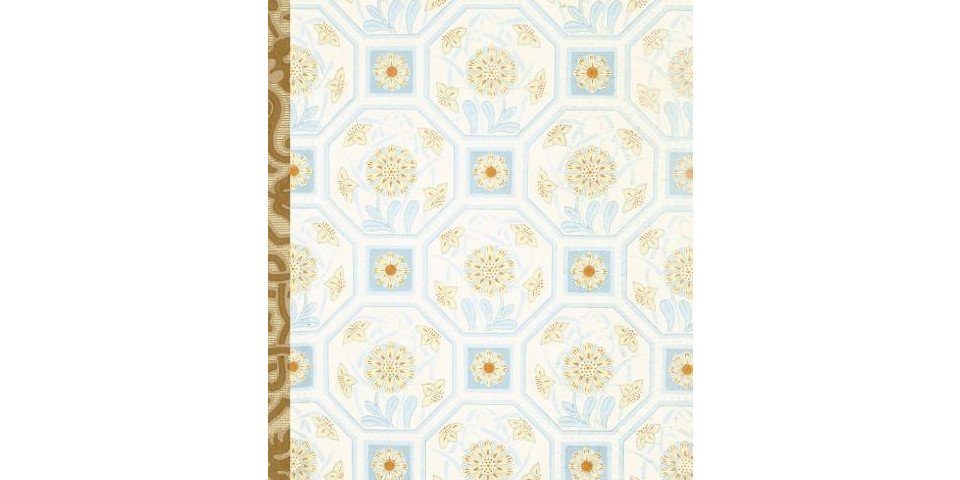 Gerstenberg Verlag Notizbuch Gefährlich schön Notizbuch groß - Motiv Hellblaues Ornament