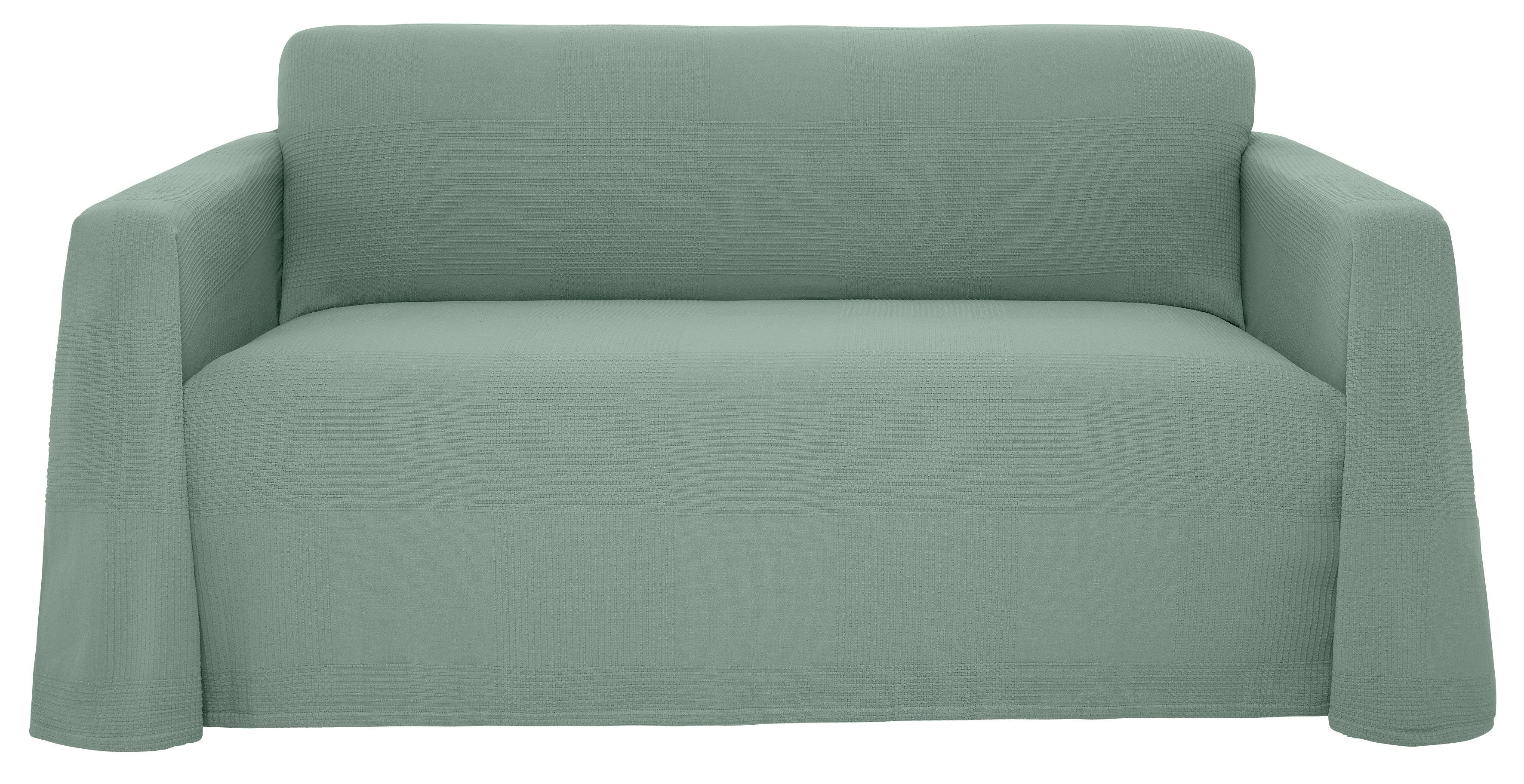 OTTO home Tagesdecke Mira, leichte Tagesdecke aus 100% Baumwolle, uni Überwurf, ohne Füllung