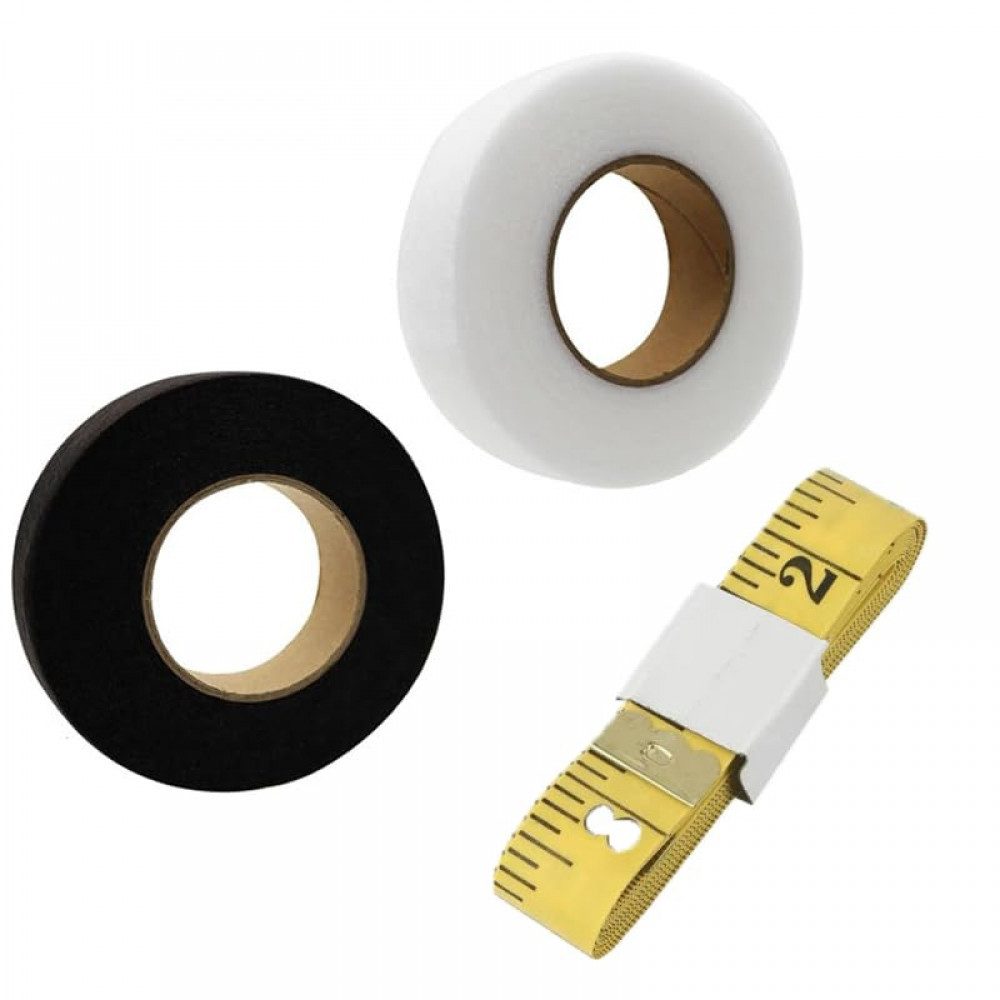 FELIXLEO Klebestreifen 2 Stück Saumband zum Aufbügeln waschbar 64 Meter/Rol günstig online kaufen