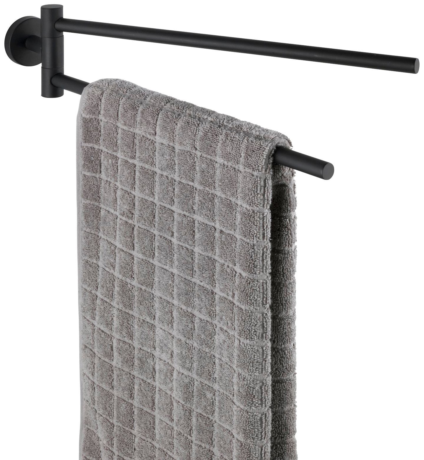 WENKO Handtuchhalter Bosio, mit 2 Handtuchstangen