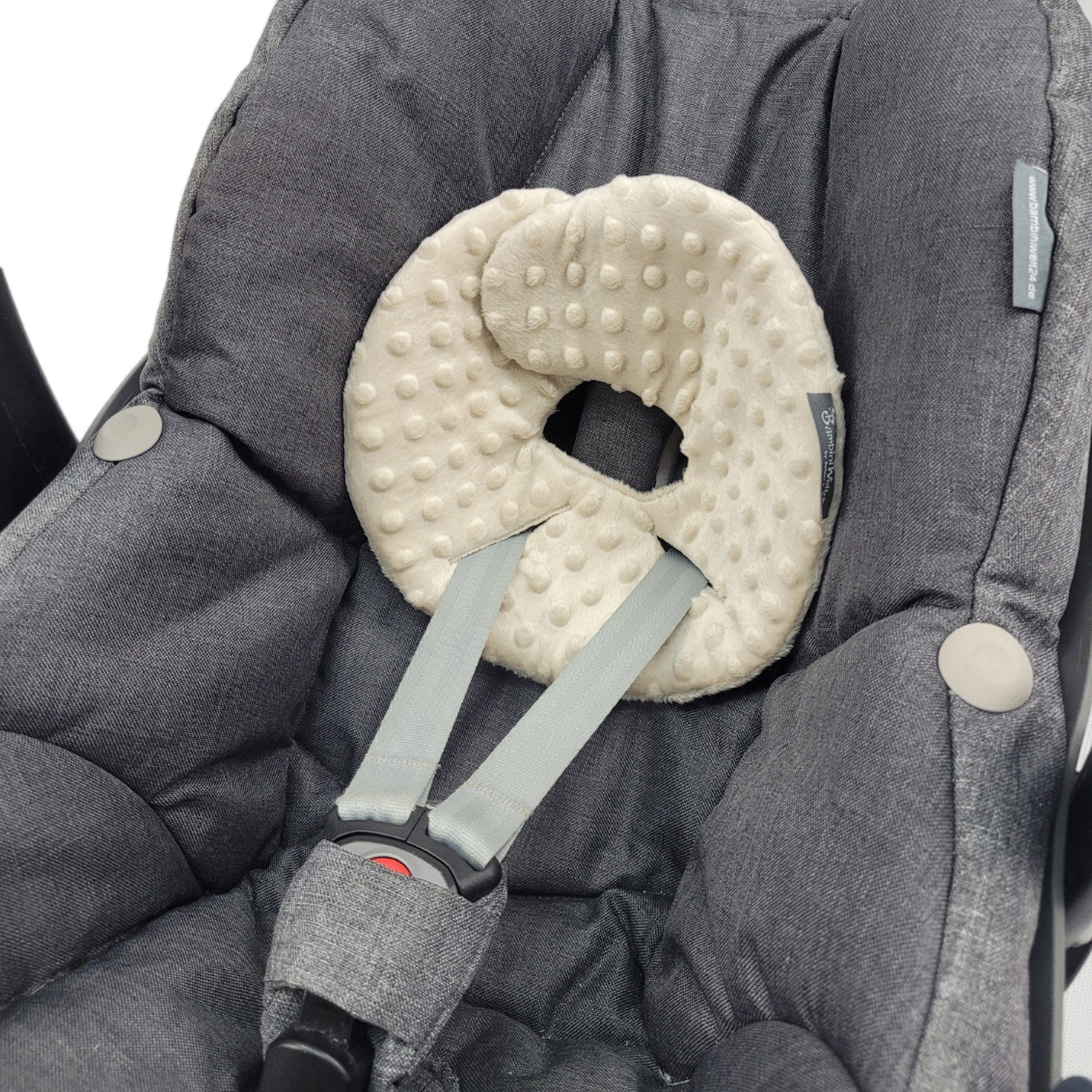 BambiniWelt by Rafael K. Babyschale Kopfpolster für Babyschale kompatibel mit Maxi-Cosi Pebble/Pebble Plus, ab: Geburt, bis: ca. 14 Monate