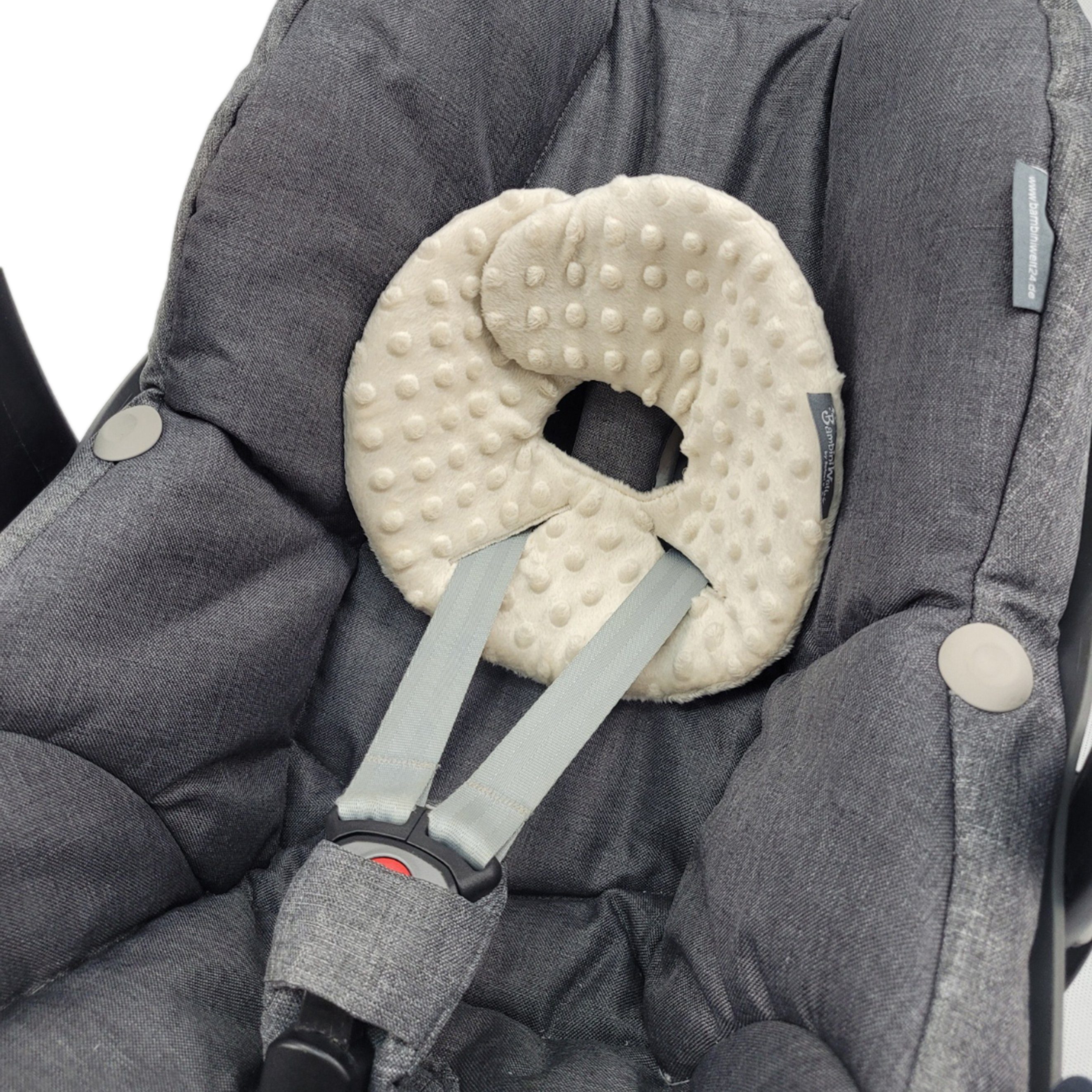 bis: ca. Babyschale Plus, Minky Pebble/Pebble kompatibel Kopfpolster by Maxi-Cosi Babyschale BambiniWelt für beige mit Rafael K. Monate 14 ab: Geburt,