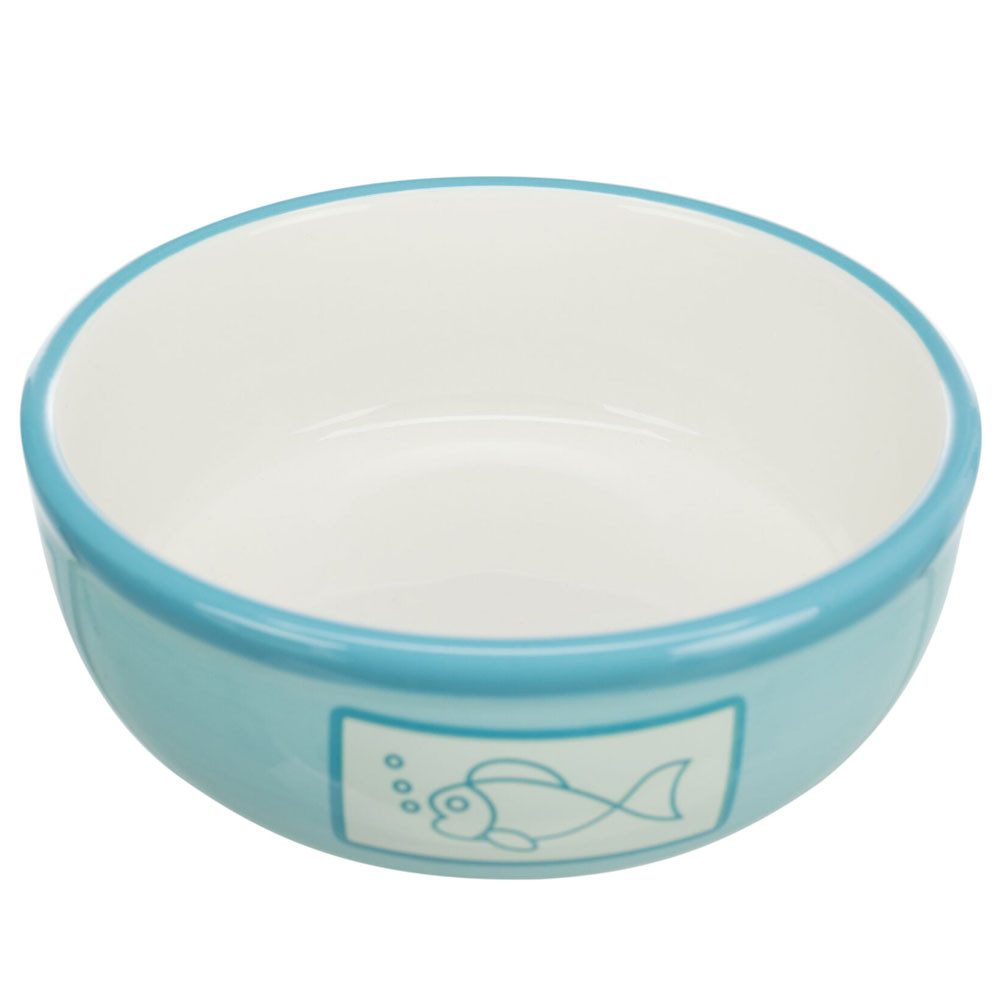 TRIXIE Napf Trixie Keramiknapf mit Fischmotiv