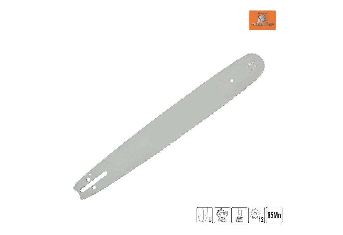 Thumbnail - TRIZERATOP Führungsschiene Führungsschiene Länge 40 cm .325" x 1,5mm Zähne 12, 1,5 mm, (Führungsschiene Länge 40 cm .325...