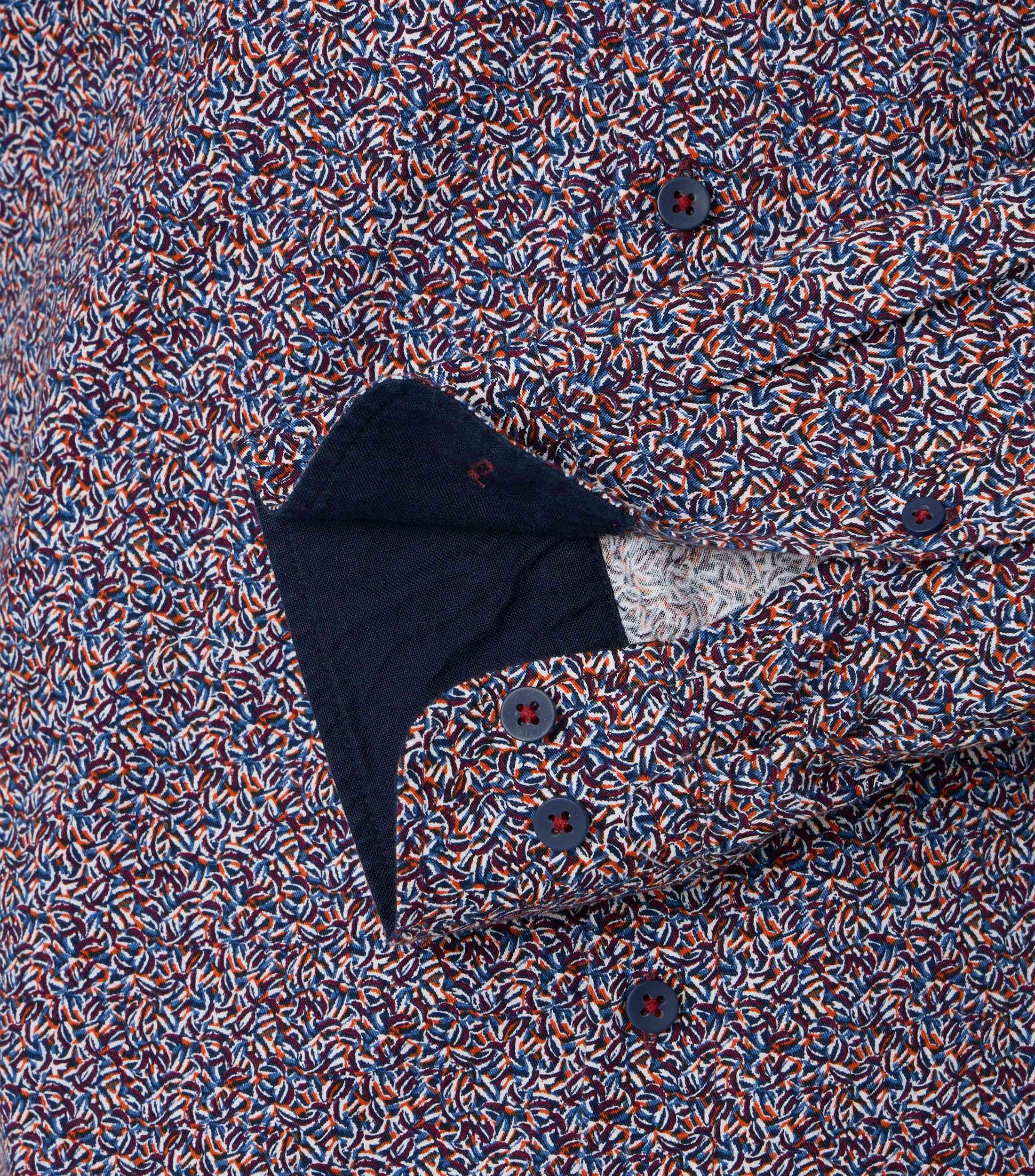 Redmond Langarmhemd Druck Modern Fit