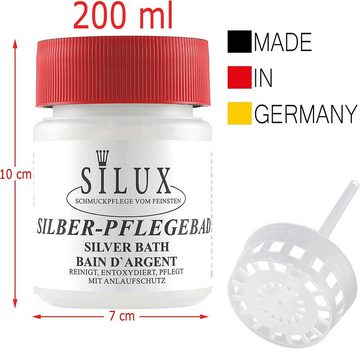 SILUX Silberbad für Silberschmuck 200 ml Made in Germany Schmuckreiniger