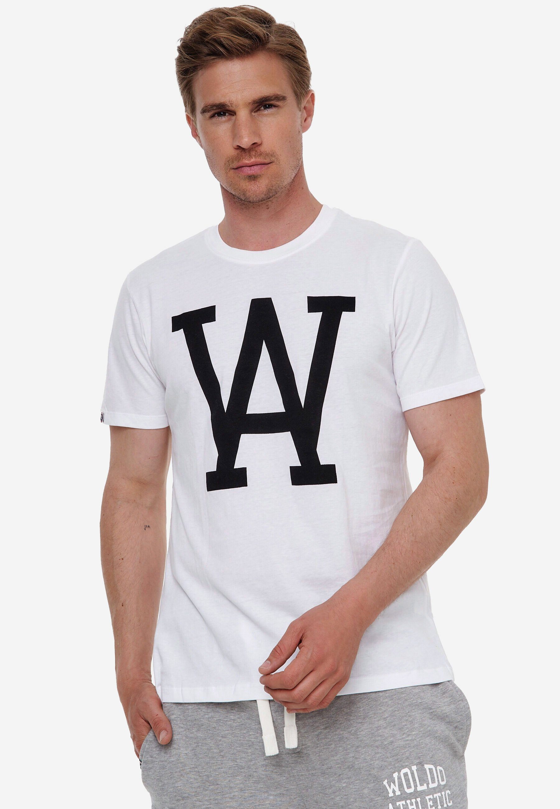 Woldo Athletic T-Shirt T-Shirt Big WA weiß-schwarz | T-Shirts