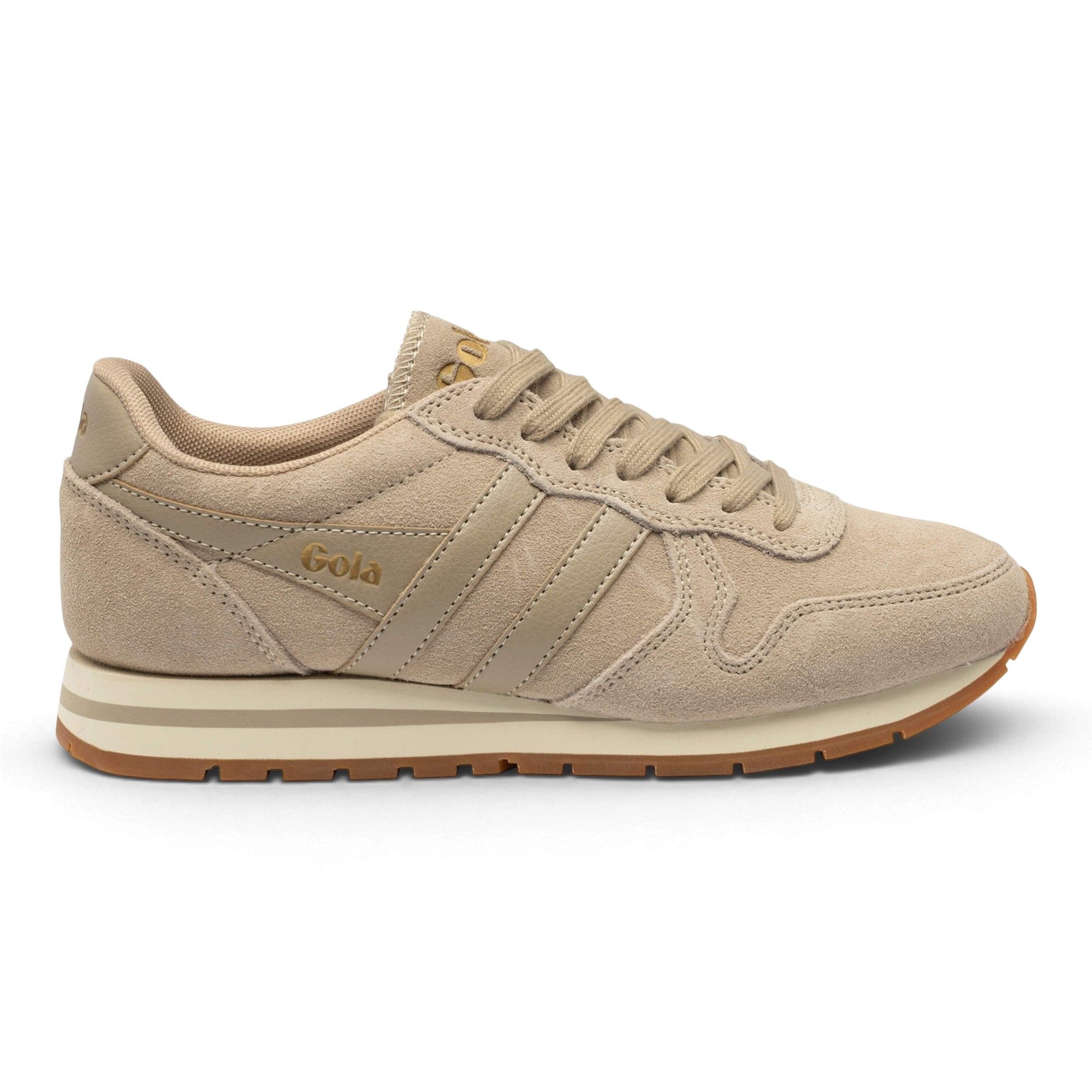 Gola Daytona Suede-Leder beige Damen Sneaker