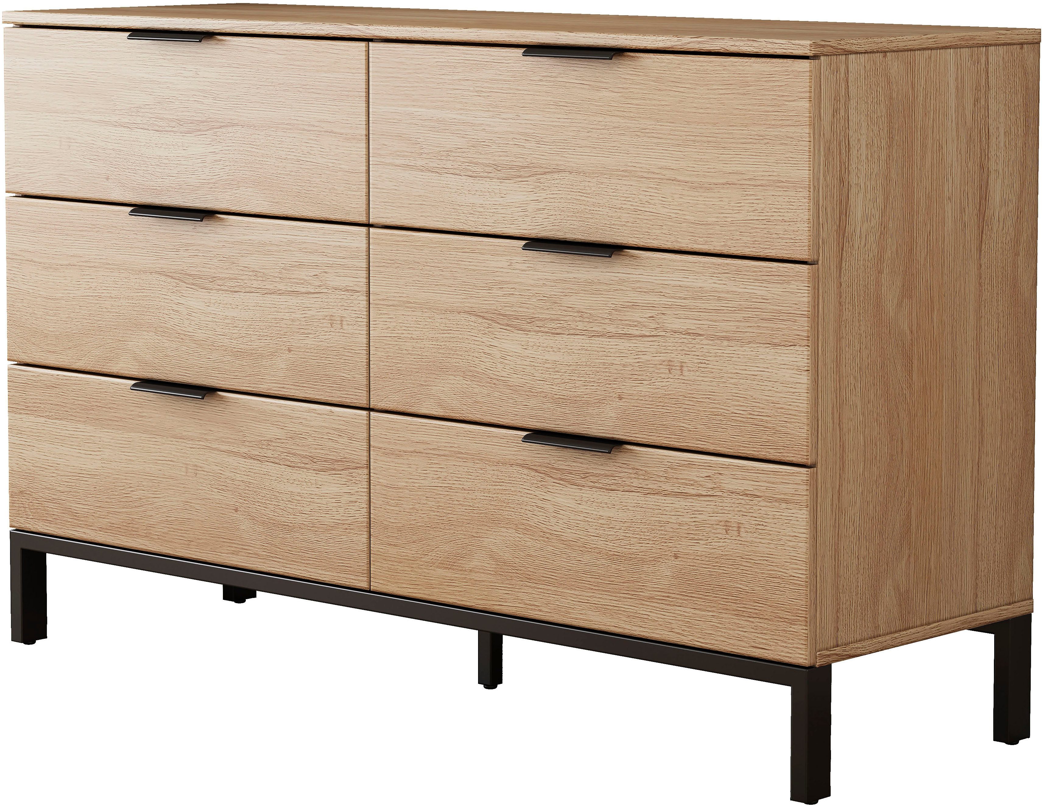 OTTO home Kommode Jorinde, Melaminoberfläche, flexibler Stauraum und robustes Metallgestell. Reduzierter Preis € 199,99. Unverbindliche Preisempfehlung € 399,99