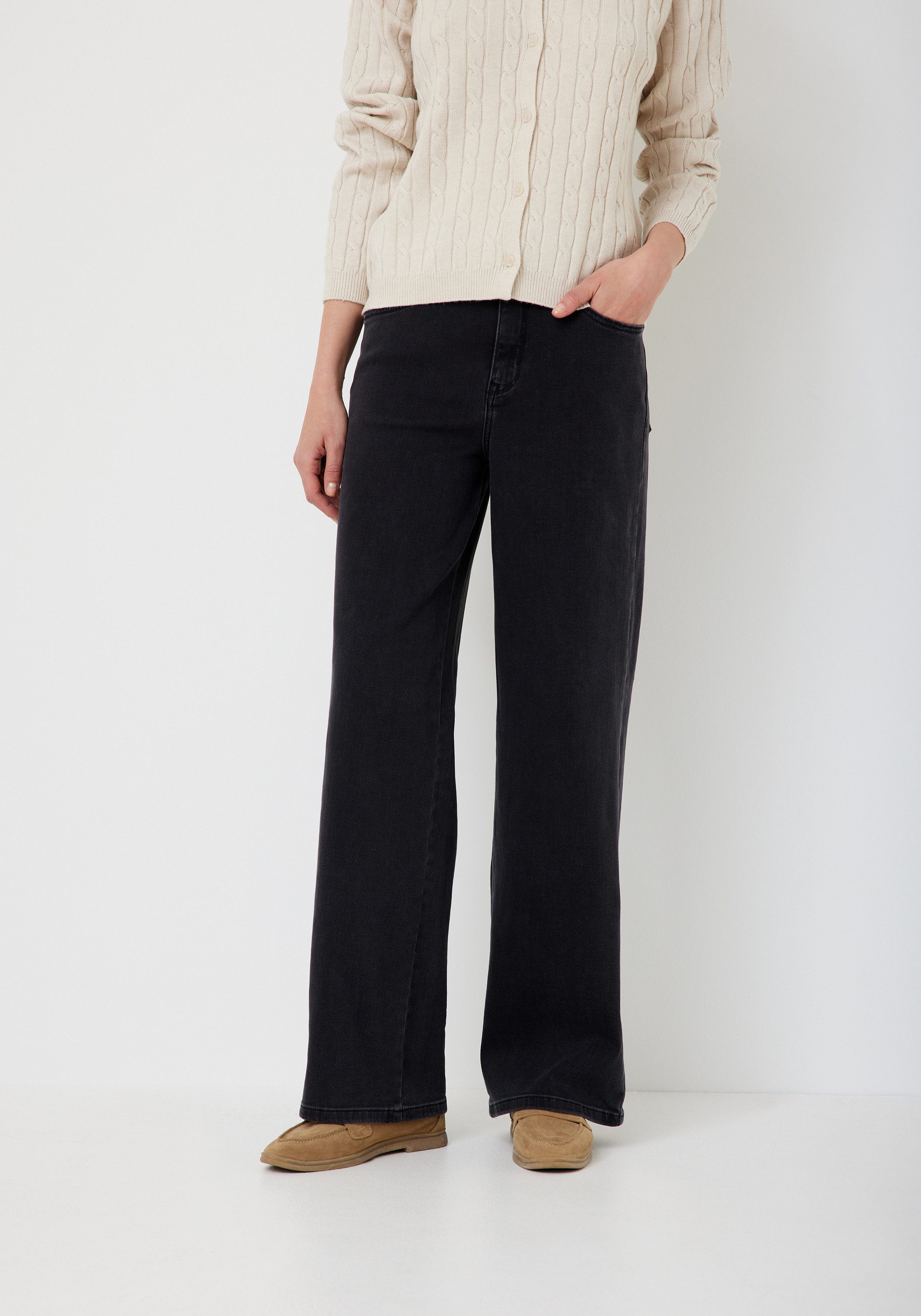Paddock's Relax-fit-Jeans MARLENE Hochgeschnittene Relaxed Fit Jeans mit Stretch