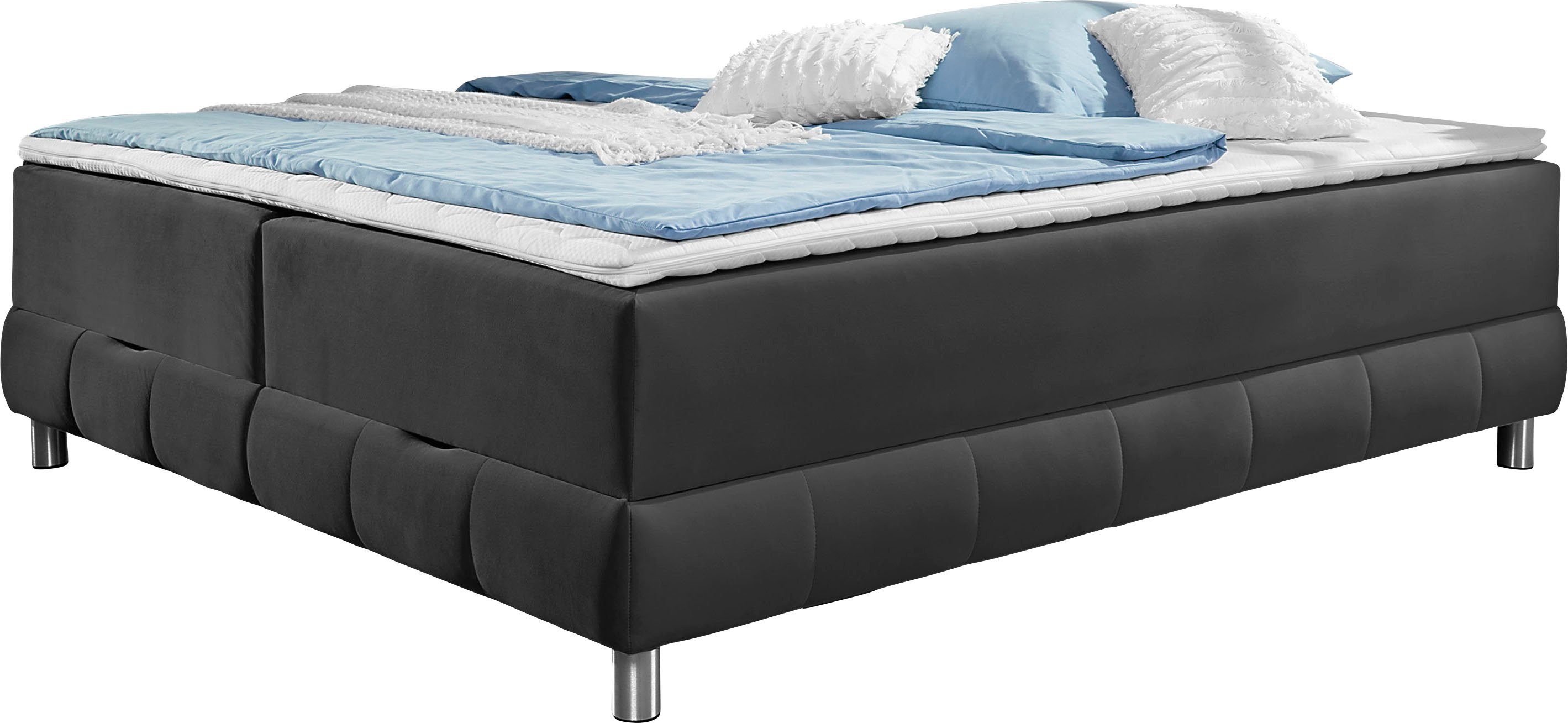 INOSIGN Boxspringbett "Vaasa" für Dachschrägen geeignet, inkl. Bettkasten u günstig online kaufen