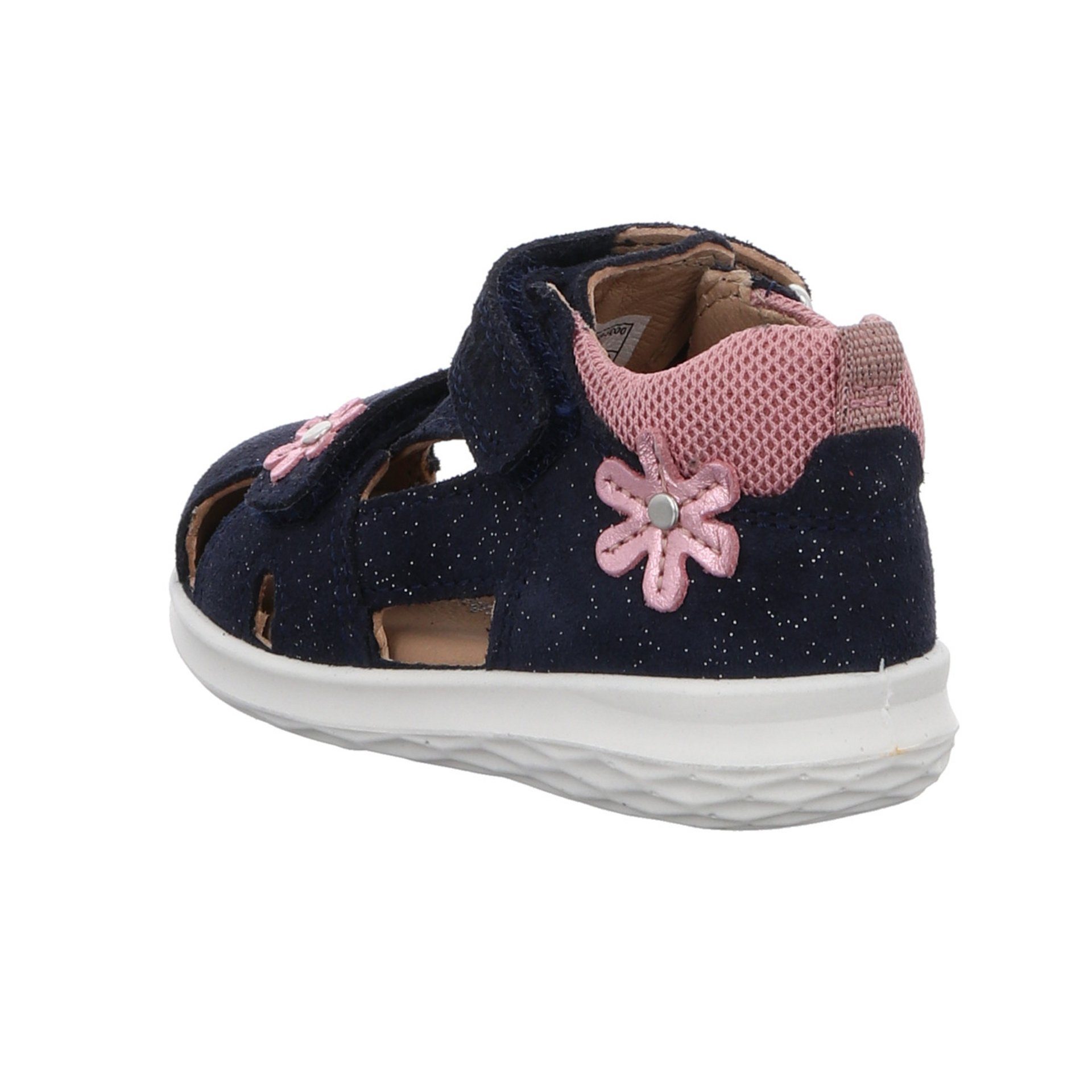 Superfit Mädchen Sandalen Schuhe Bumblebee Sandale Minilette Leder-/Textilkombination Kombi blau sonst