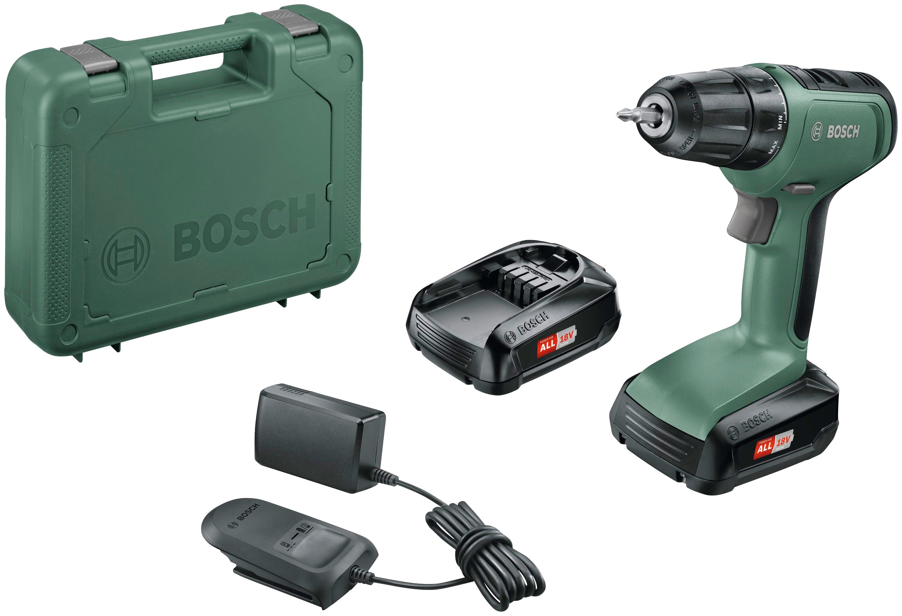 Bosch Home inkl. Garden (Set), & und Koffer 2 Akku-Bohrschrauber 18, Akkus UniversalDrill