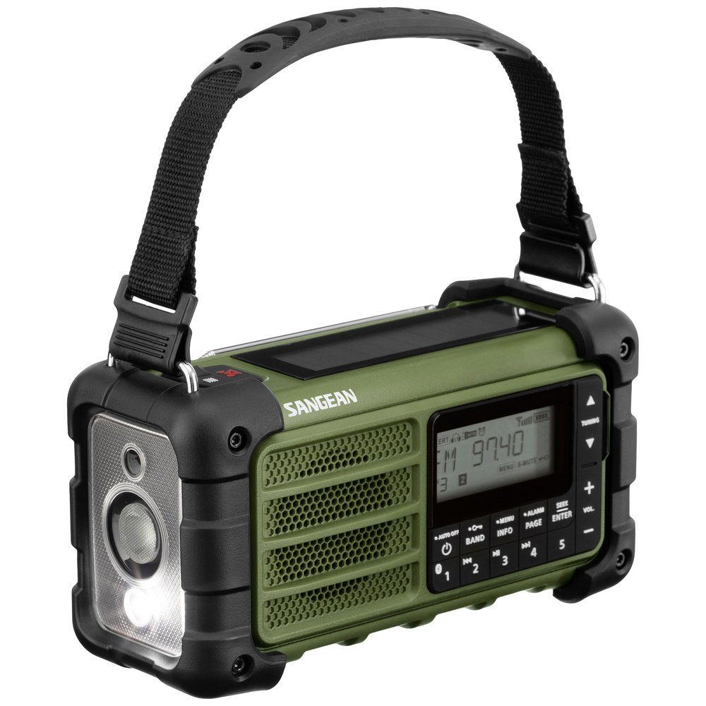Radio Bluetooth® Notfallradio, Outdoorradio Sangean MMR-99 MW Sangean Solarpan UKW,