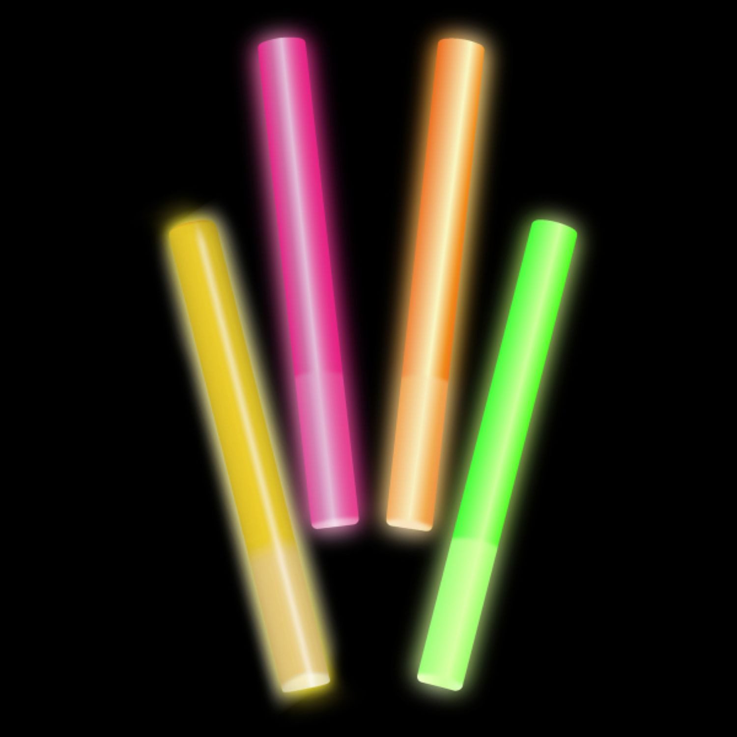 Riethmüller Kostüm Knicklicht Leuchtstäbe, 2 Stück