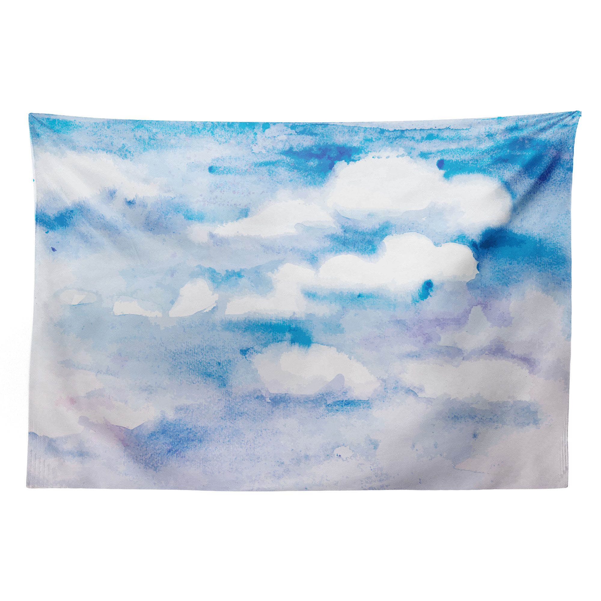 Abakuhaus Wandteppich aus Weiches Mikrofaser Stoff Für das Wohn und Schlafzimmer, rechteckig, Fantasie Bewölkter Himmel Hazy Serene