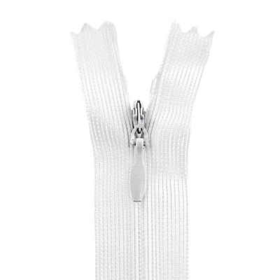 maDDma Reißverschluss 1 Reißverschluss spiral verdeckt 20cm, unteilbar, unsichtbar, 101 weiß