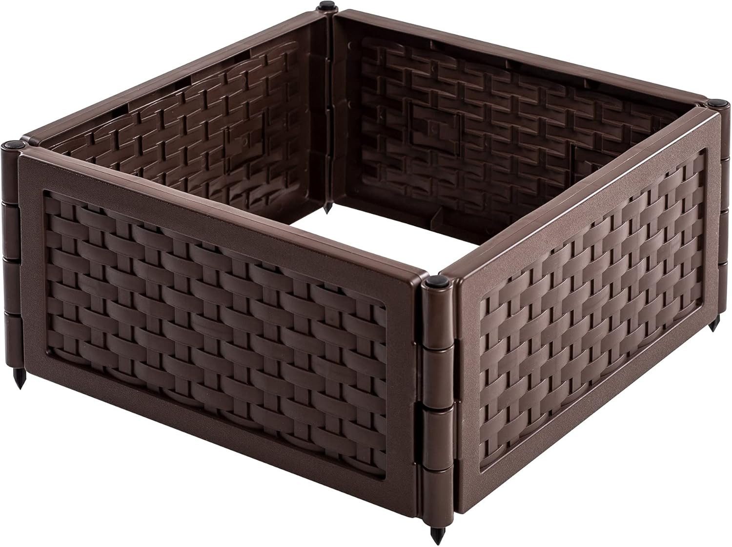 UPP Hochbeet Multifunktions Hochbeet braun erweiterbar (4 St)