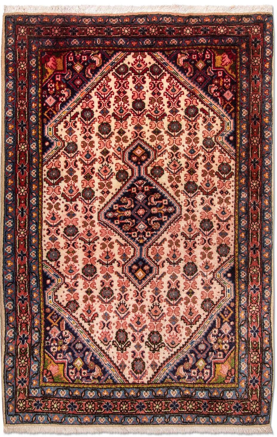 Wollteppich »Malayer Teppich handgeknüpft beige«, morgenland, rechteckig, Höhe 8 mm, handgeknüpft-Otto