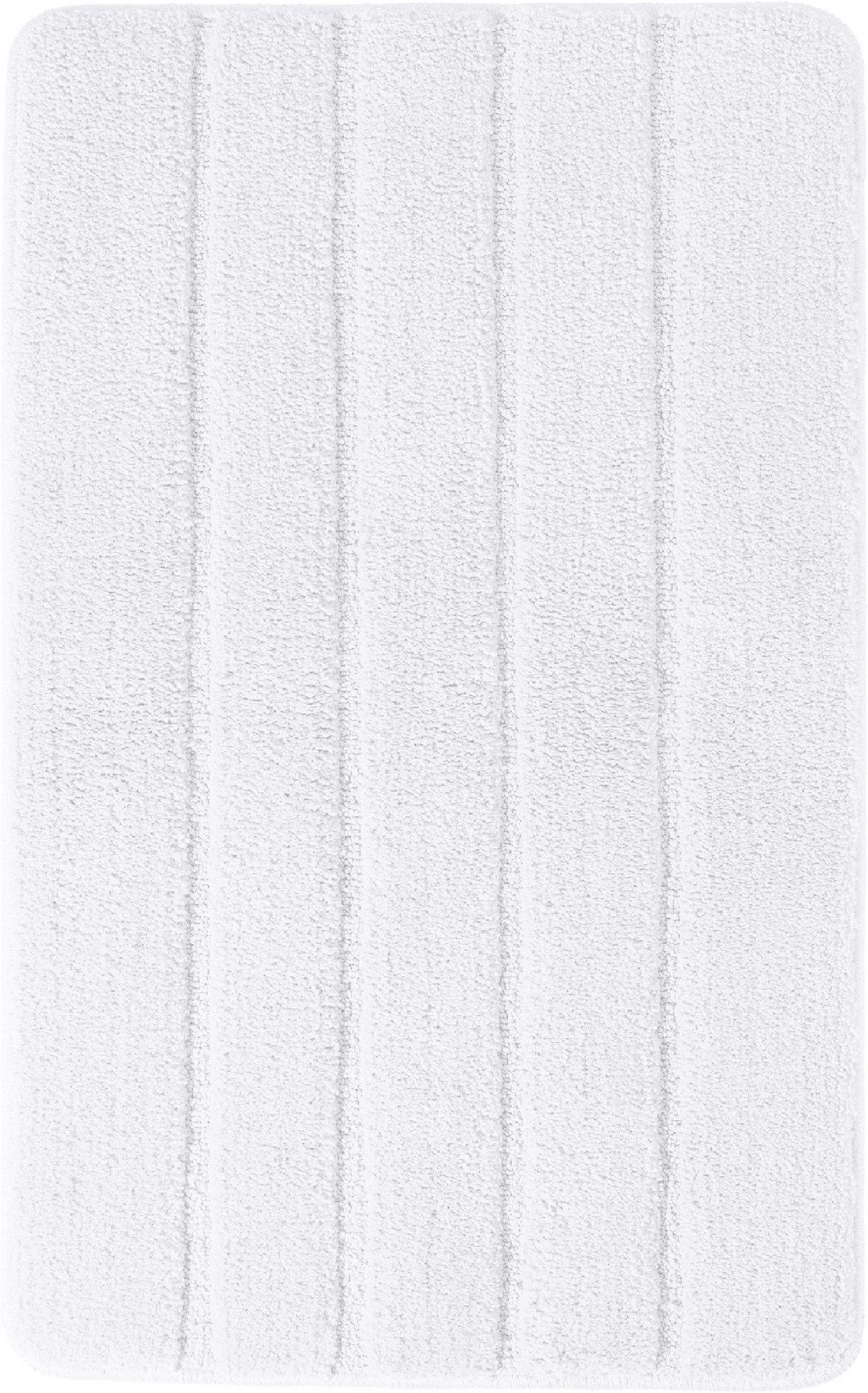 Schiesser Badematte Milano mit weichem Flor und rutschhemmender Rückseite, Höhe 3 mm, rutschhemmend beschichtet, fußbodenheizungsgeeignet, Polyester, rechteckig, OEKO-TEX® STANDARD 100 zertifiziert
