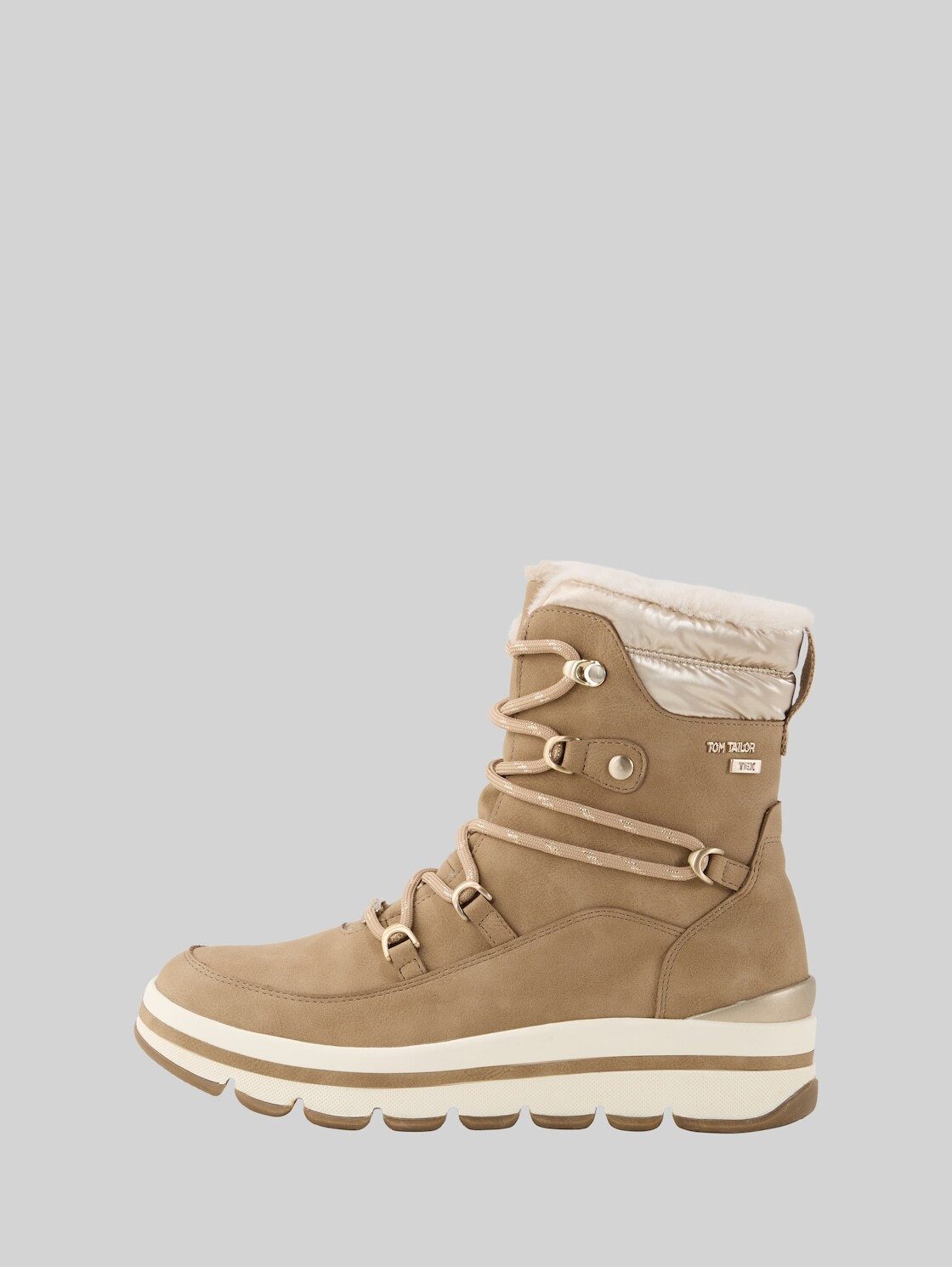 TOM TAILOR Shoes Licence Winterboots Wasserfeste Schneestiefel mit Material-Mix