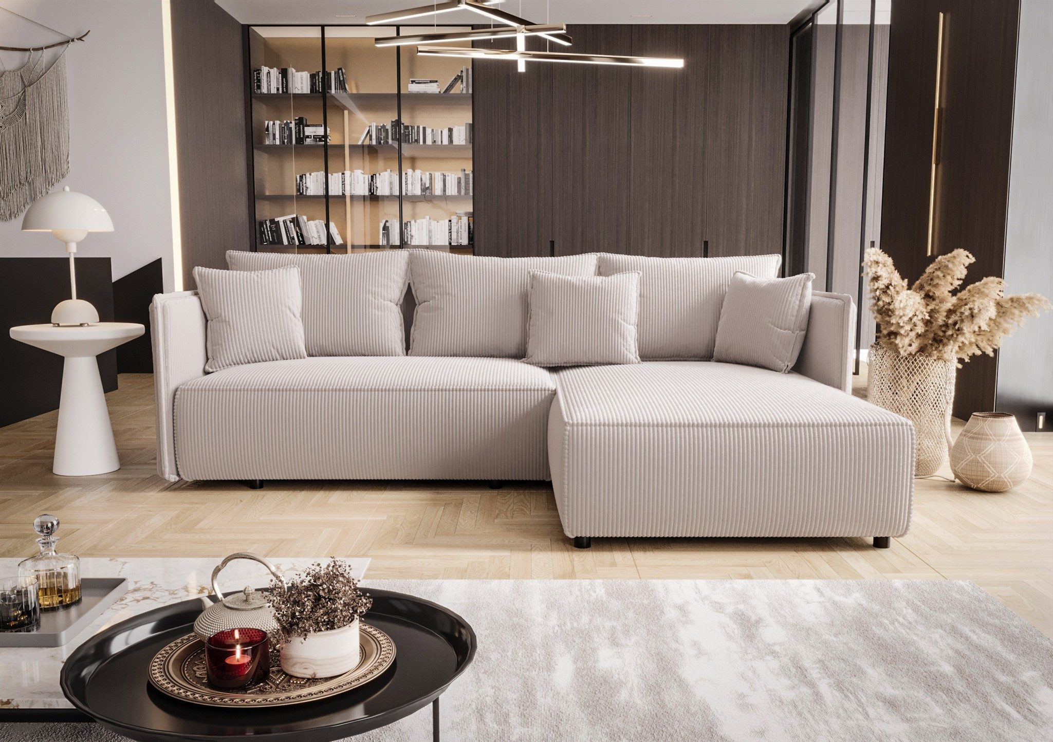 Fun Möbel Ecksofa Schlafsofa Sofa EVORA günstig online kaufen
