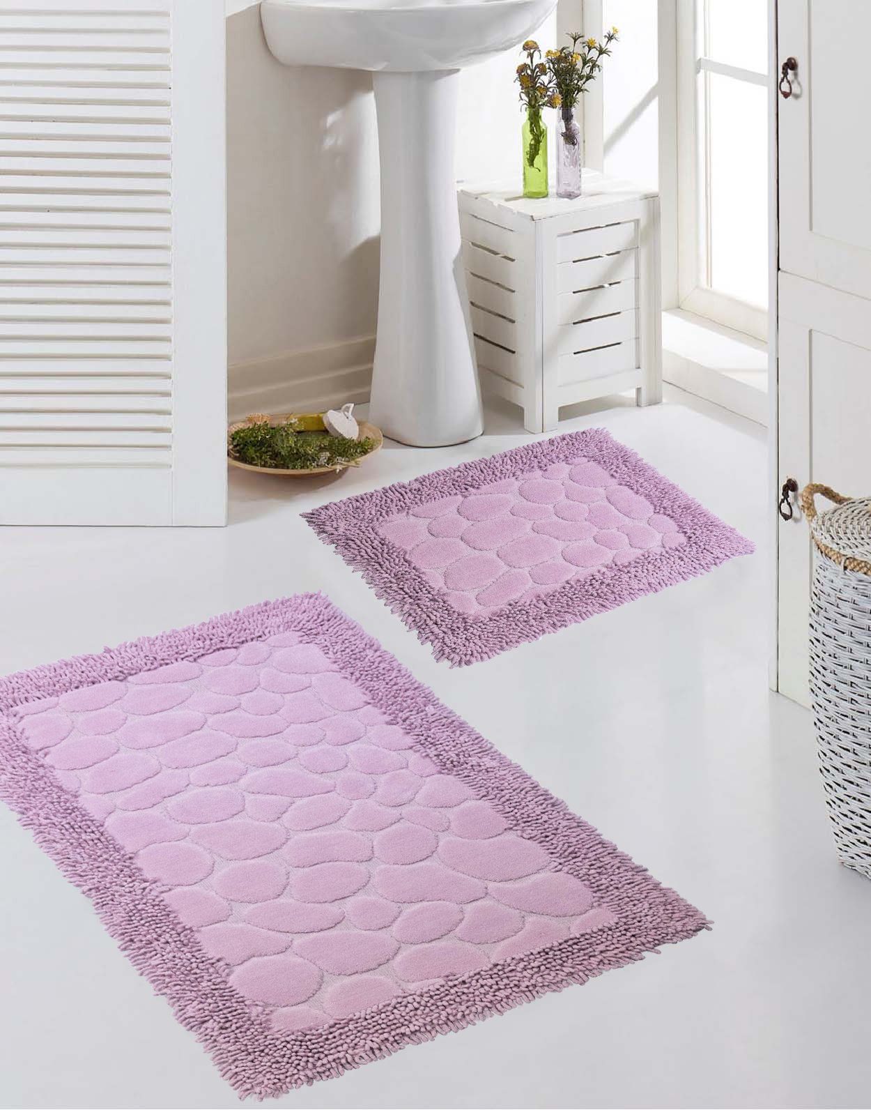 Carpetia Teppich Badematten Set 2-teilig Steinoptik günstig online kaufen