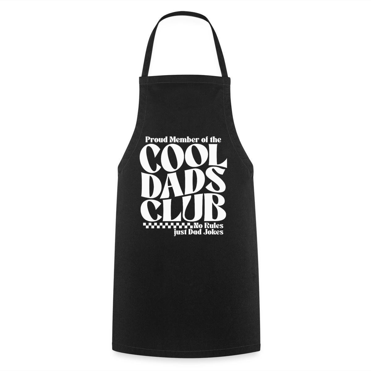 Spreadshirt Kochschürze Cool Dads Club No Rules Just Dad Jokes Kochschürze, (1-tlg)