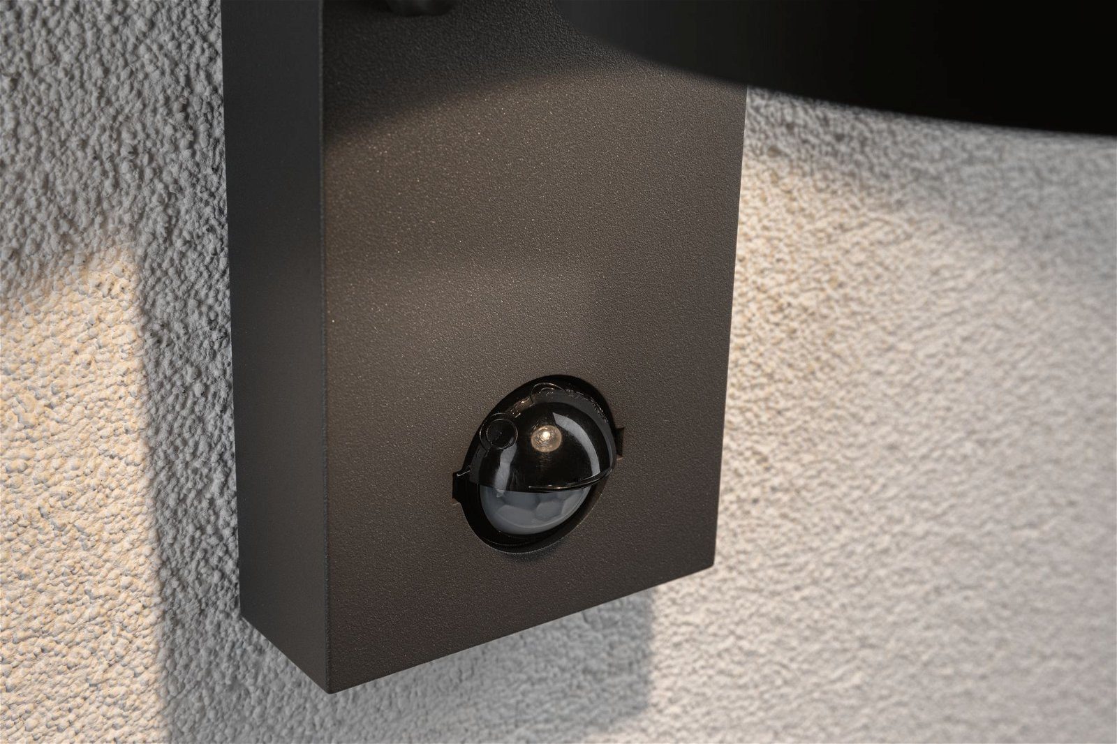 Paulmann LED Außen-Wandleuchte Capea IP44 96x153mm 3000K 6W 500lm 230V Anthrazit Aluminium, LED fest integriert, Warmweiß, Bewegungsmelder – Bild 5 von 5