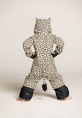 WeeDo Schneeoverall CHEETADO Leopard Black Verstärkte und gepolsterte Knie, Ellbogen, Handflächen und Gesäß