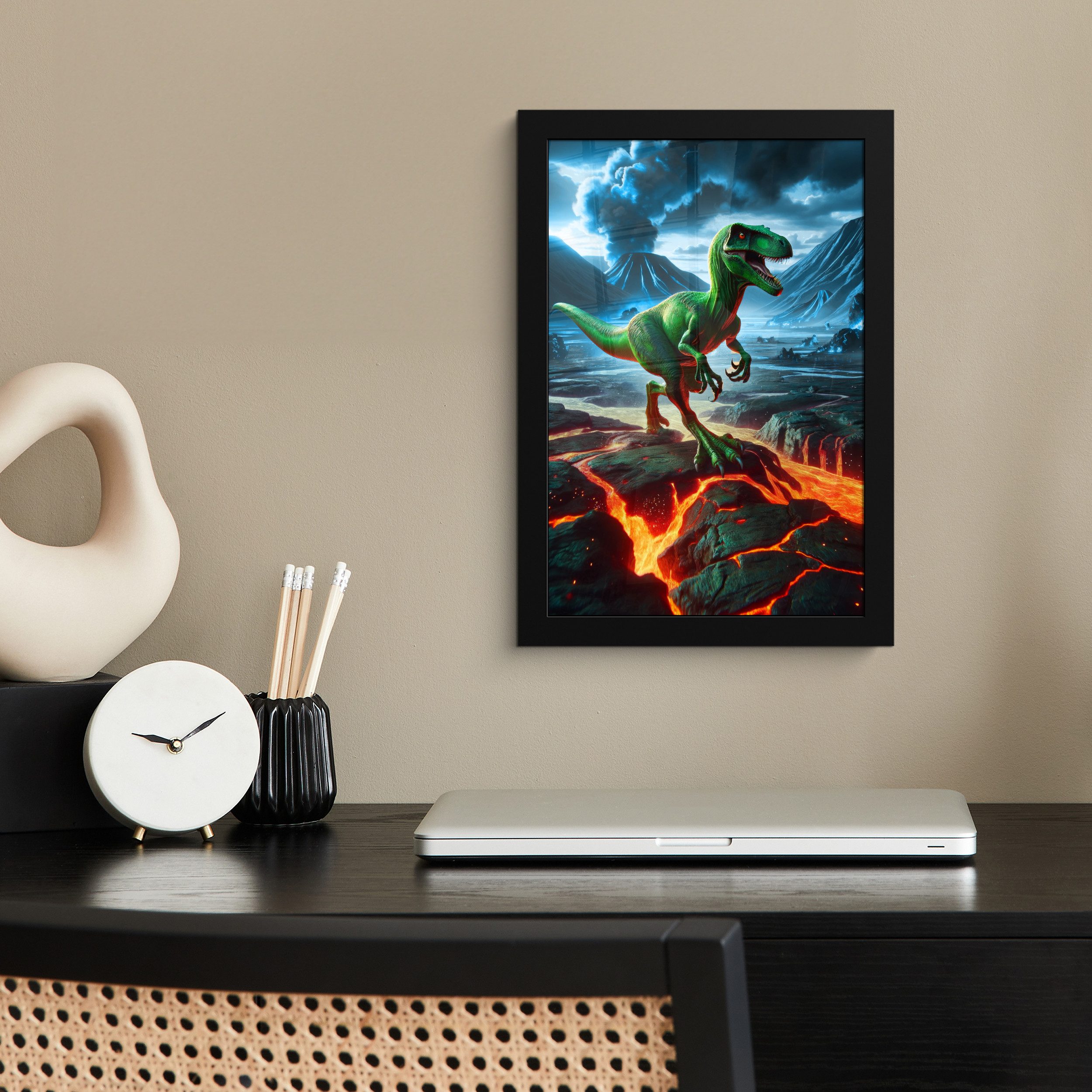 MuchoWow Poster Dino - Lava - günstig online kaufen