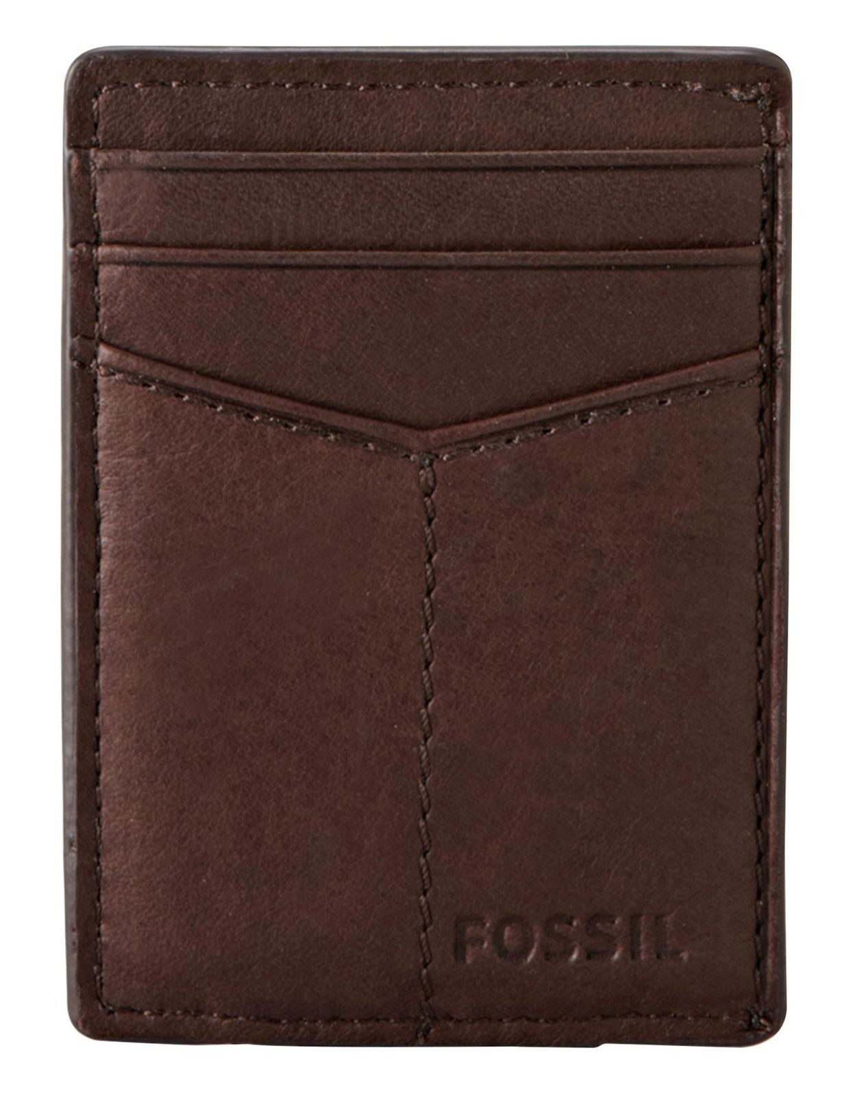 Fossil Kartenetui Magnetic Multicard Wallet, aus echtem Leder