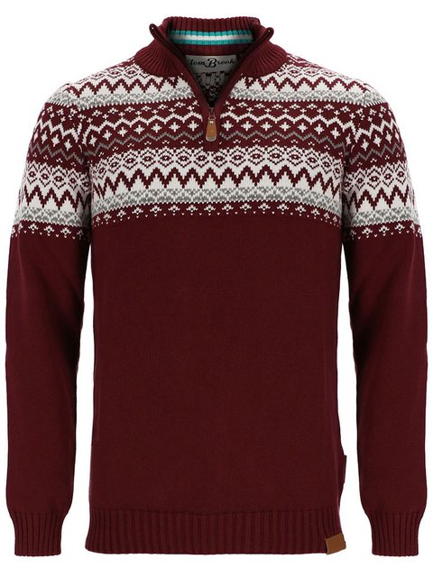 tomBrook Troyer Herren Strickpullover mit Norweger-Muster - Pullover mit Tr günstig online kaufen